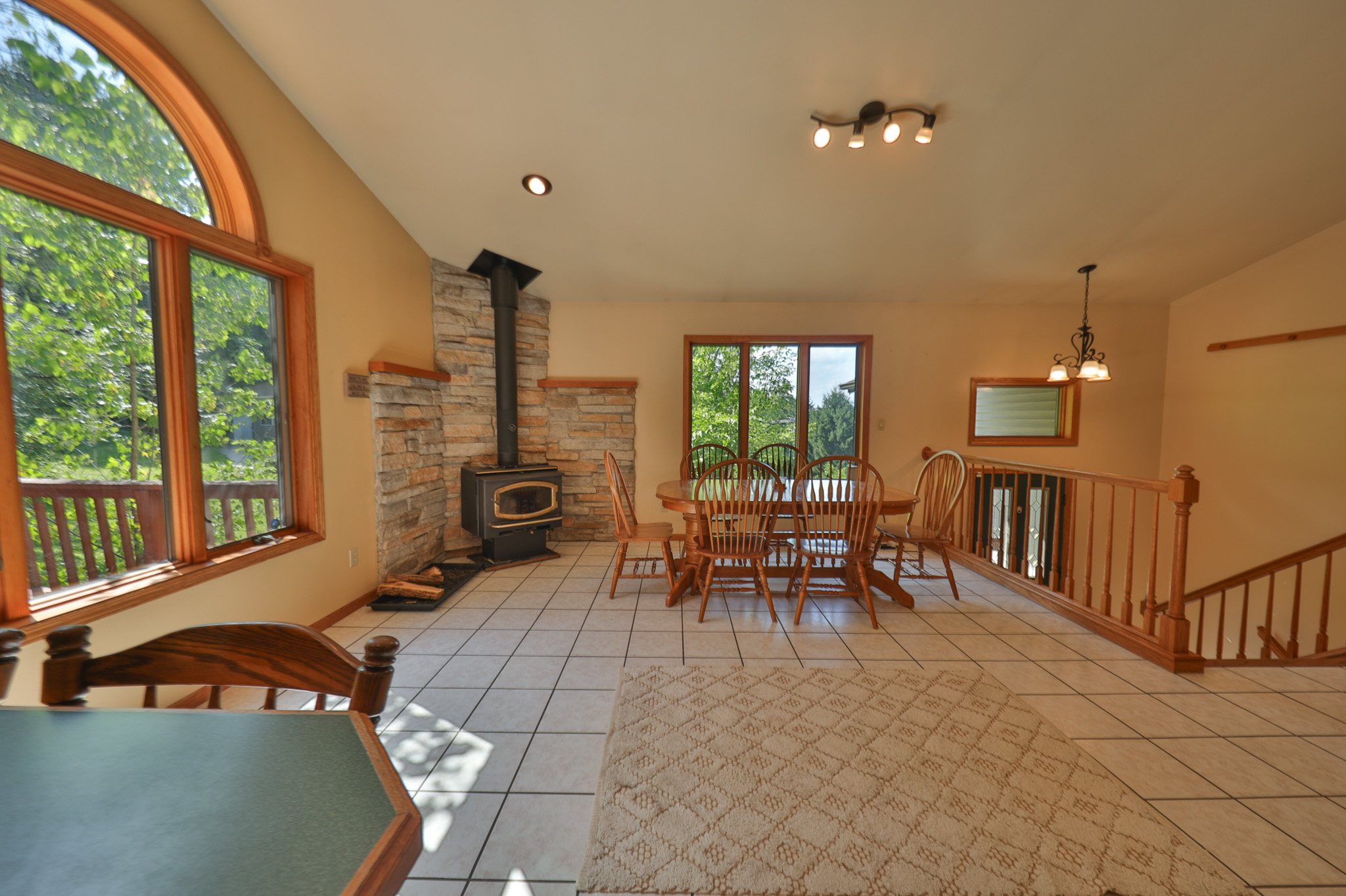 Country Home with Private Waterfall for Sale in Sauk County, Wisconsin