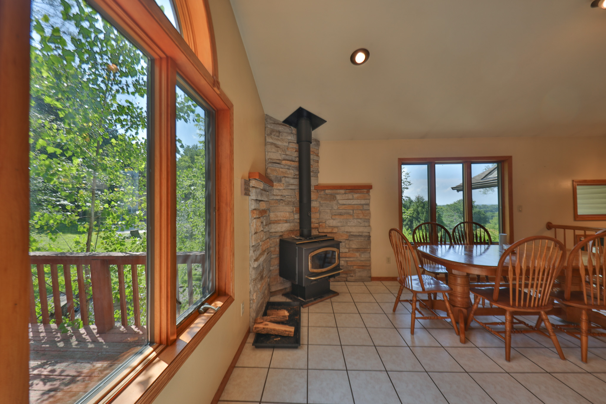 Country Home with Private Waterfall for Sale in Sauk County, Wisconsin