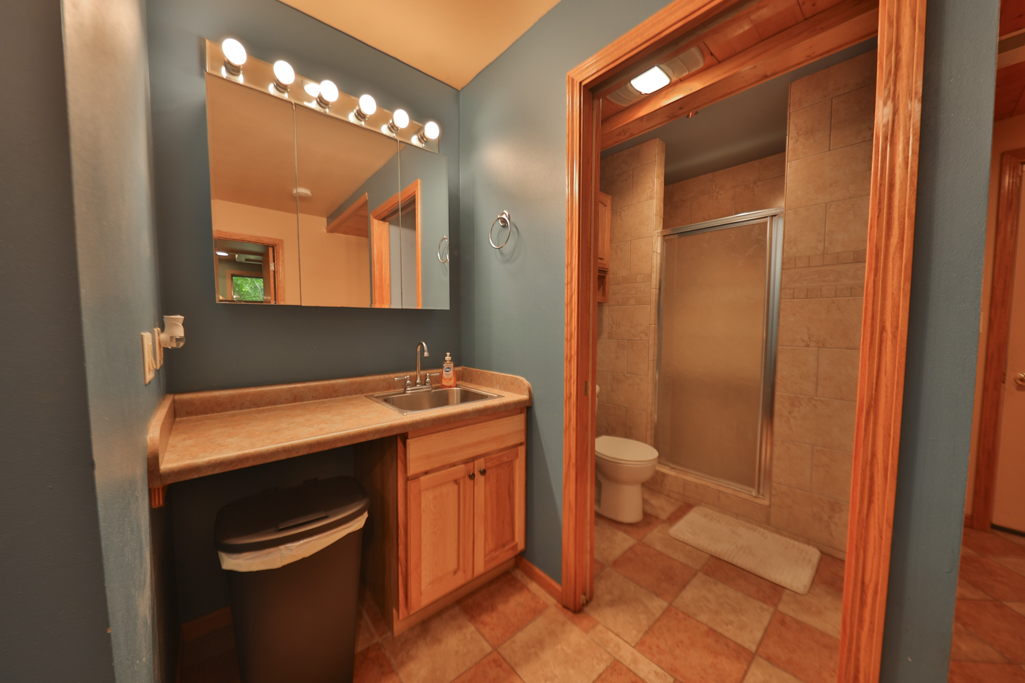 Country Home with Private Waterfall for Sale in Sauk County, Wisconsin