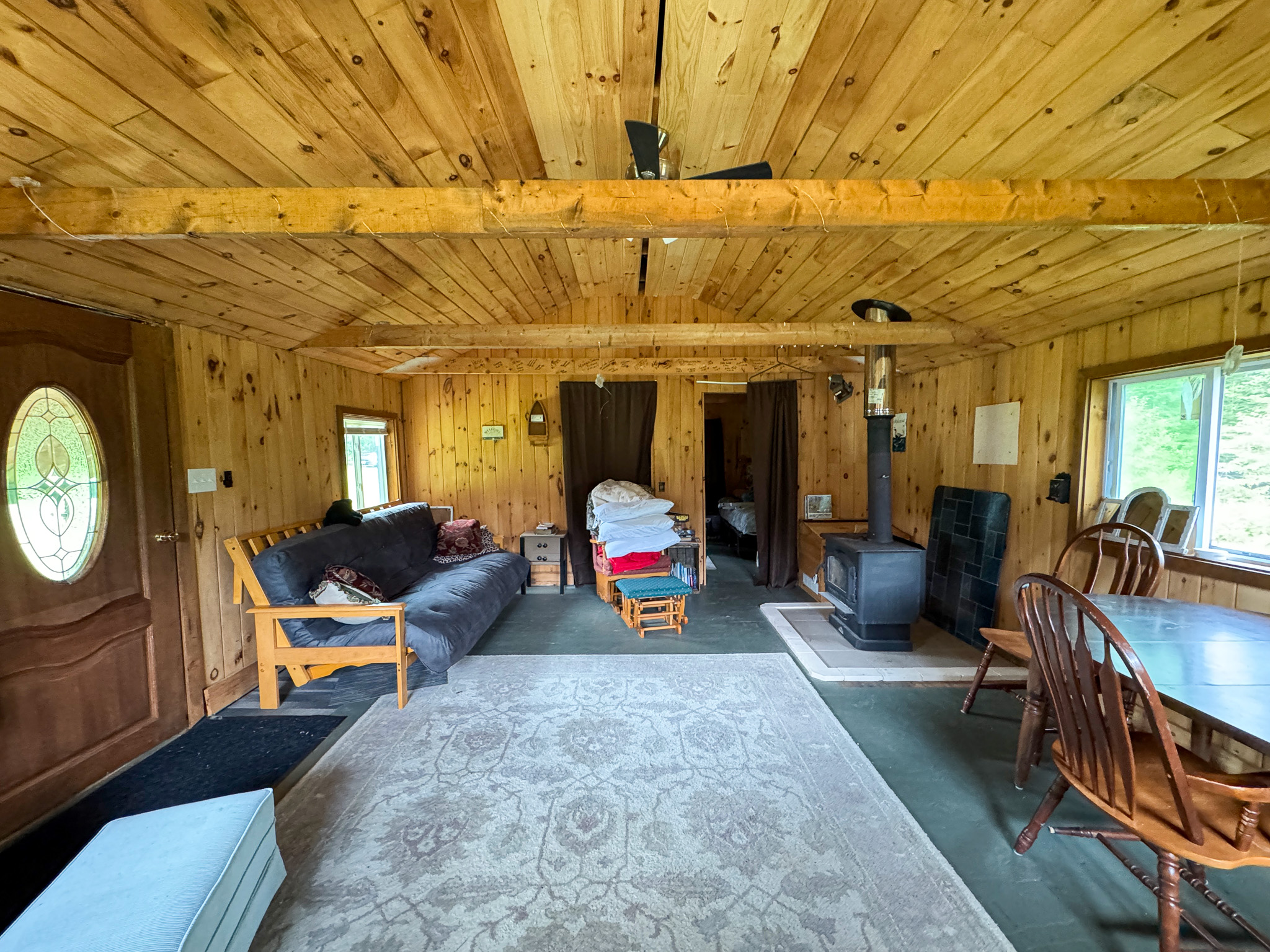Remote Maine Hunting Camp with Stream Frontage
