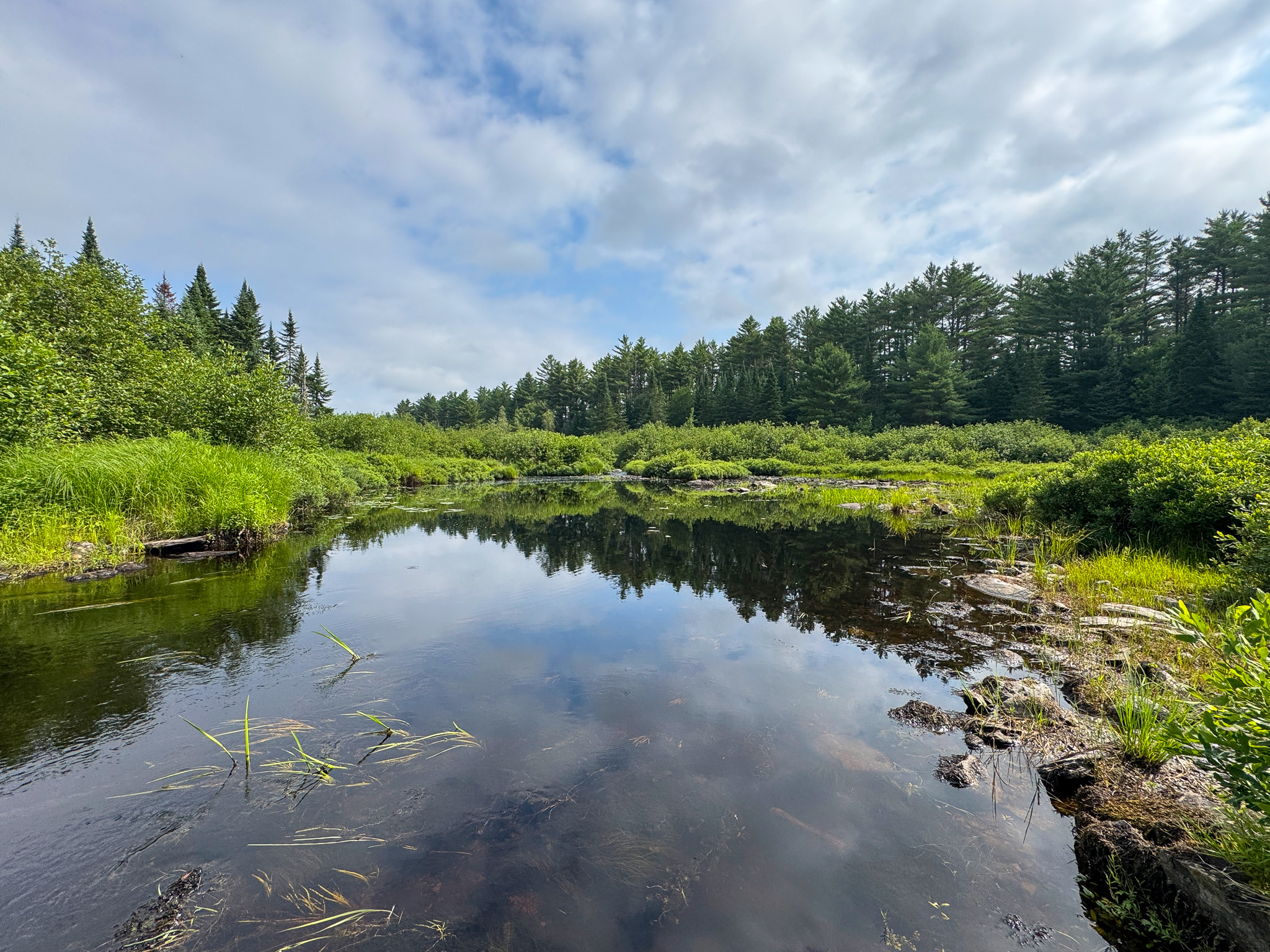 Remote Maine Hunting Camp with Stream Frontage