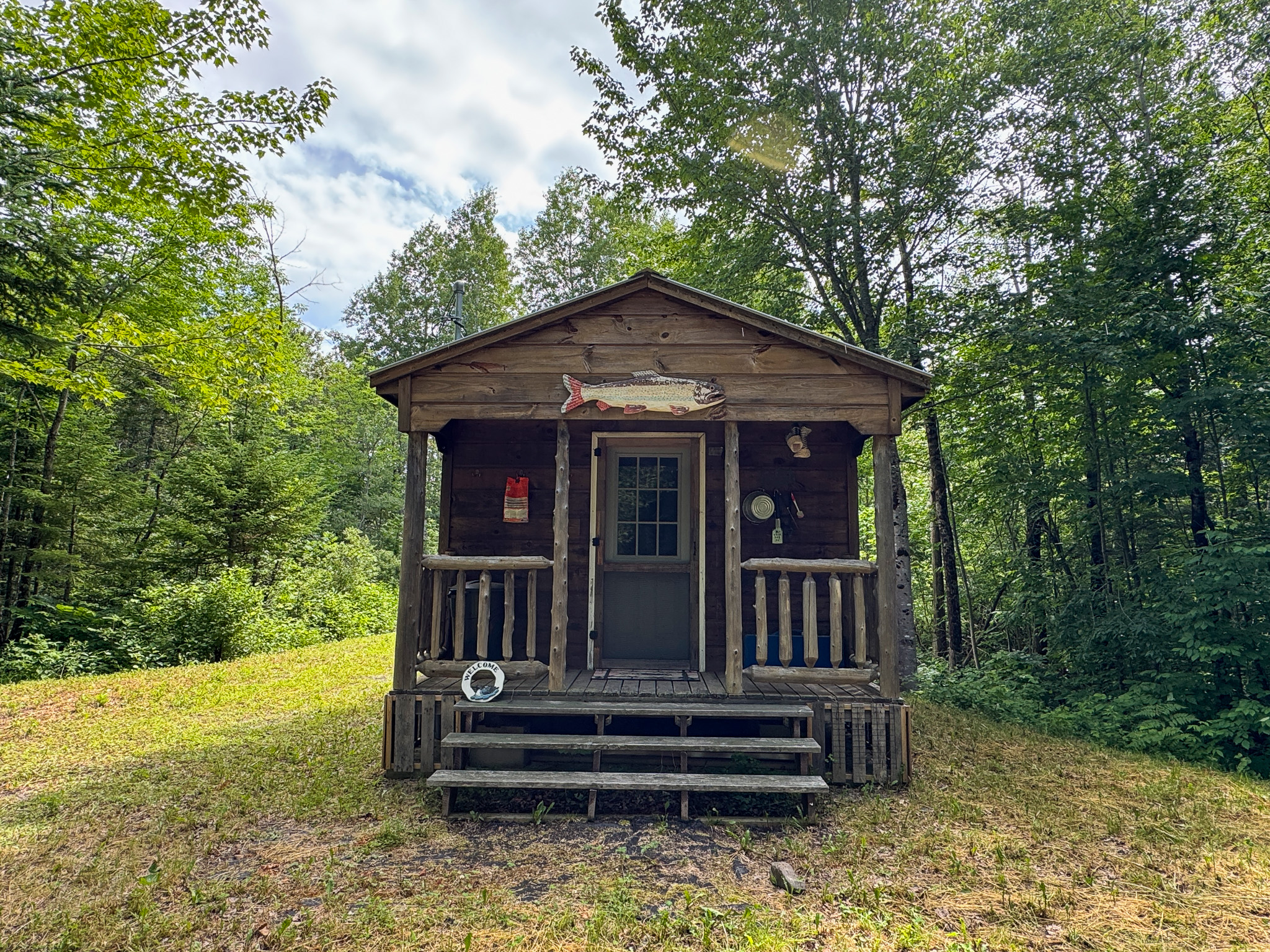 Private Cabin Retreat on 20 Acres with Stream Frontage