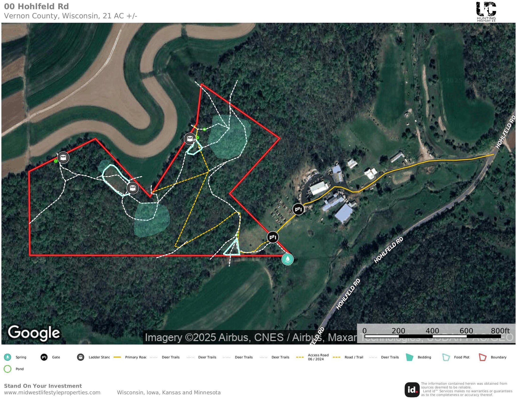 Twenty-One-Acre Hidden Gem in Vernon County WI