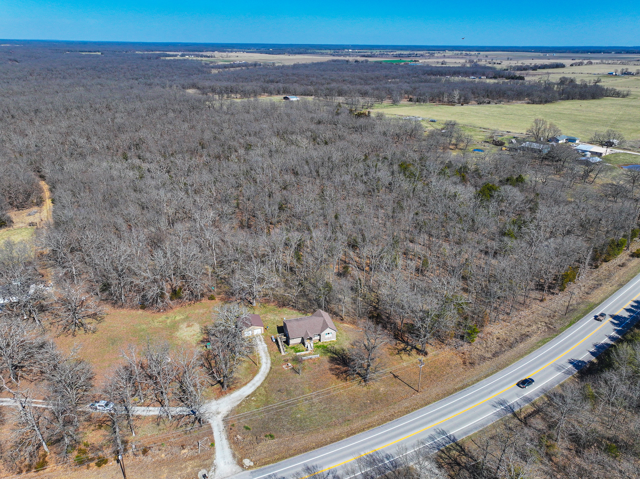 89+/- Acre Hunting property with a nice home and shop