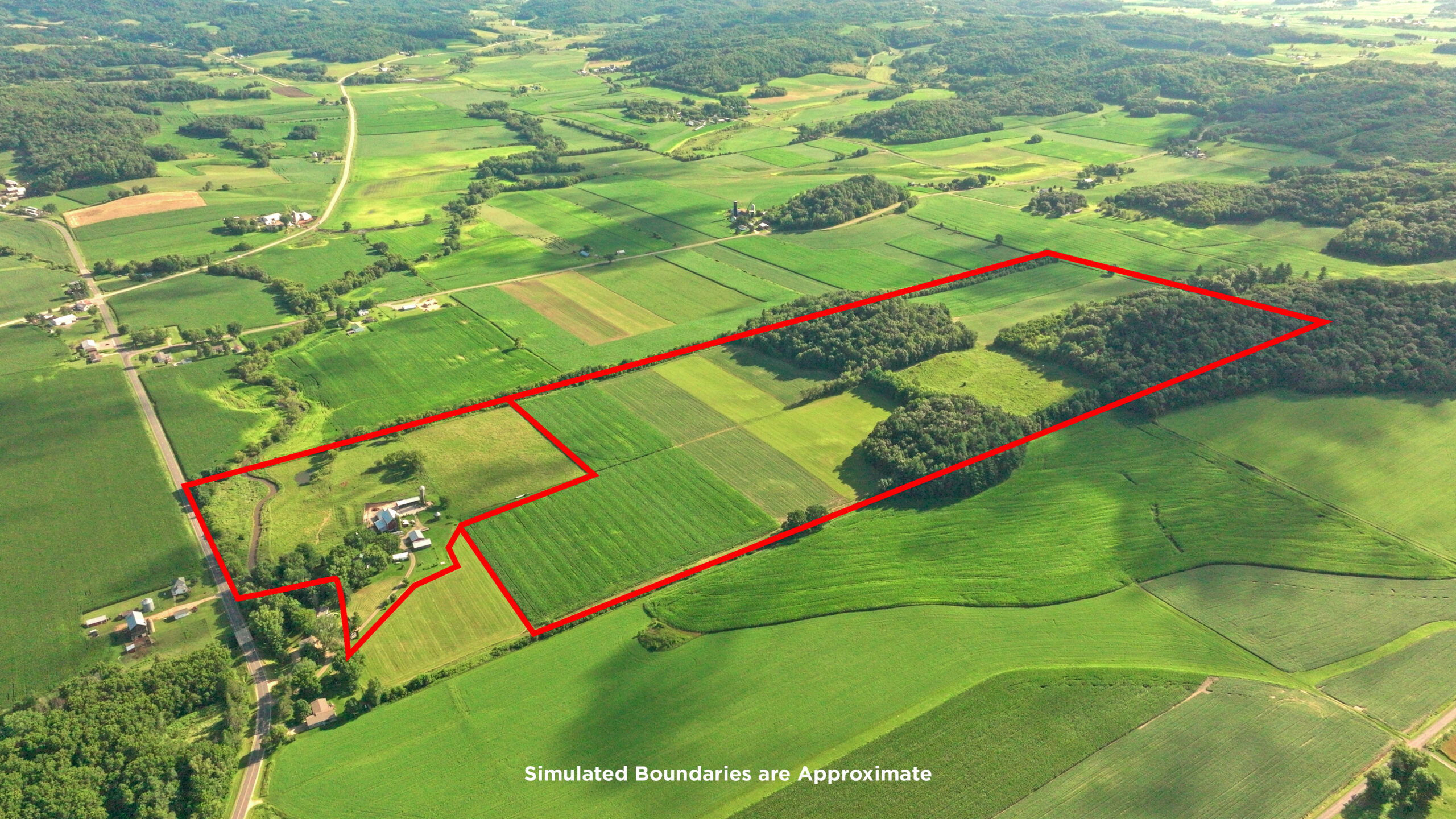 115 +/- Acre Farm Offered in 2 Lots Online Only Auction