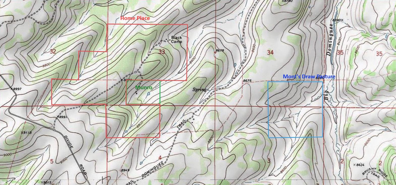 835 Acres in the Uncompaghre National Forest