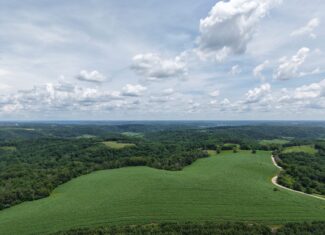 60.07 Acres of Ridgetop Land 45-acres Tillable & 14-Acres Woods
