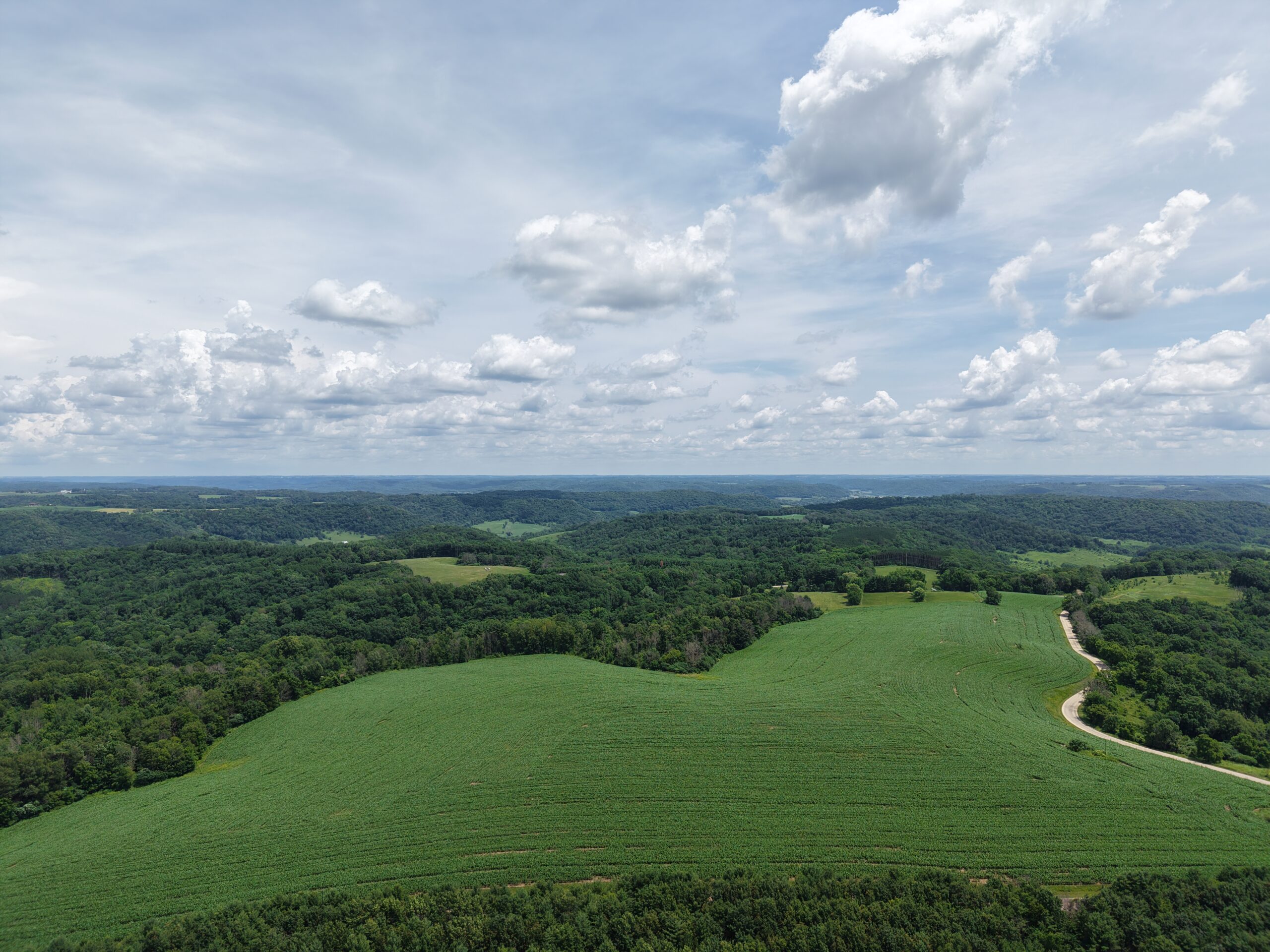60.07 Acres of Ridgetop Land 45-acres Tillable & 14-Acres Woods