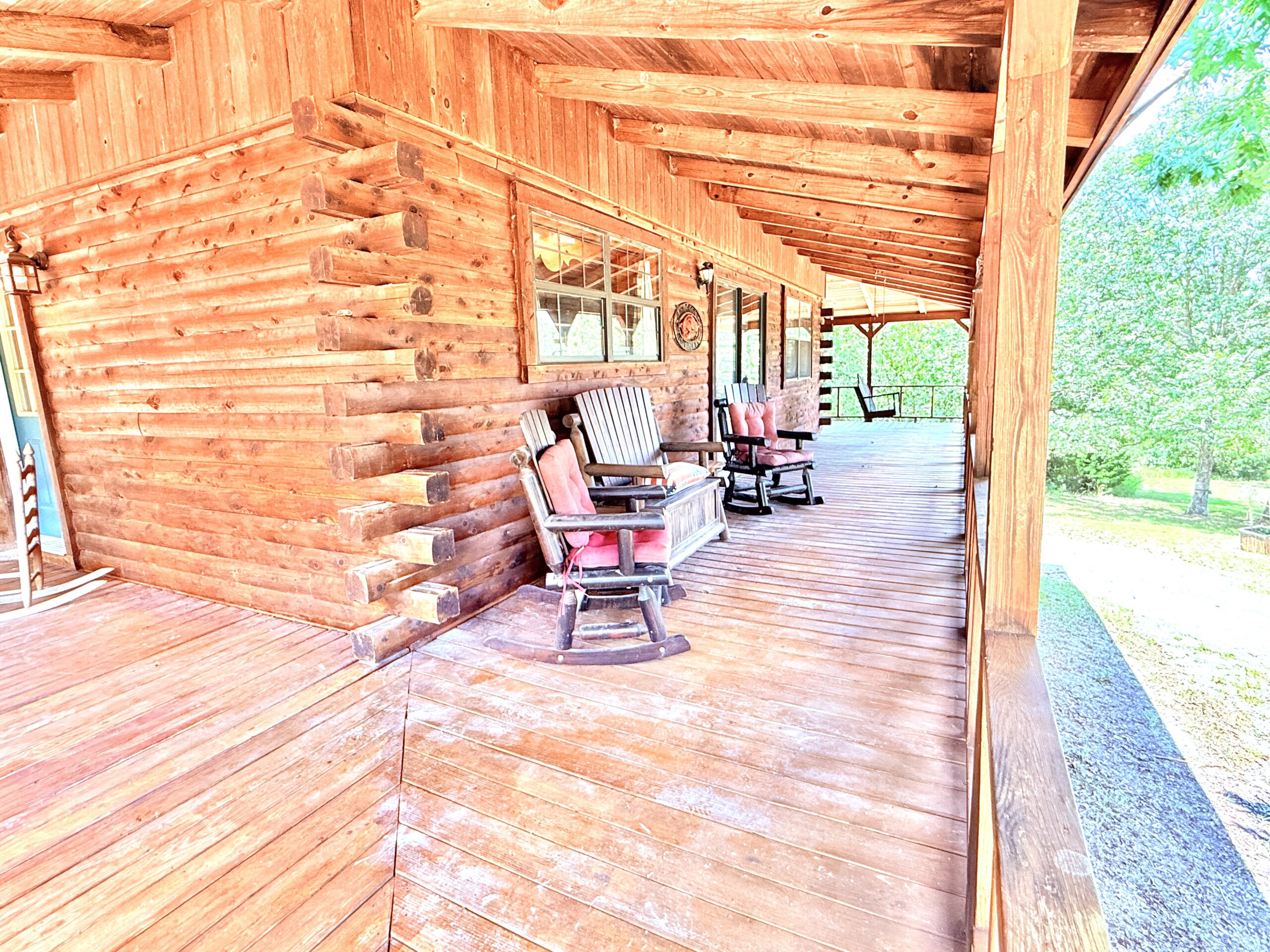 LOG HOME AND ACREAGE FOR SALE IN NORTH CENTRAL ARKANSAS