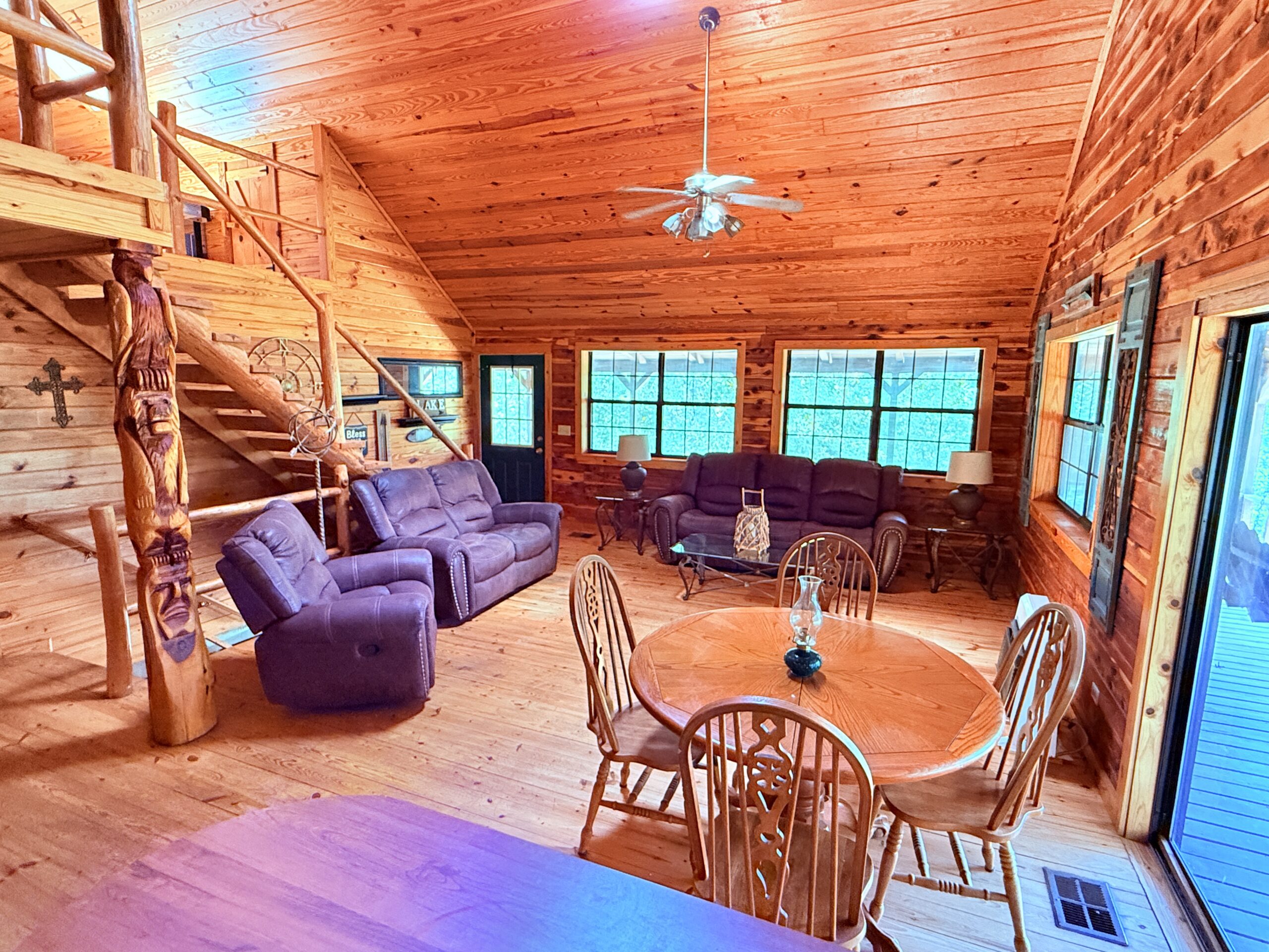 LOG HOME AND ACREAGE FOR SALE IN NORTH CENTRAL ARKANSAS