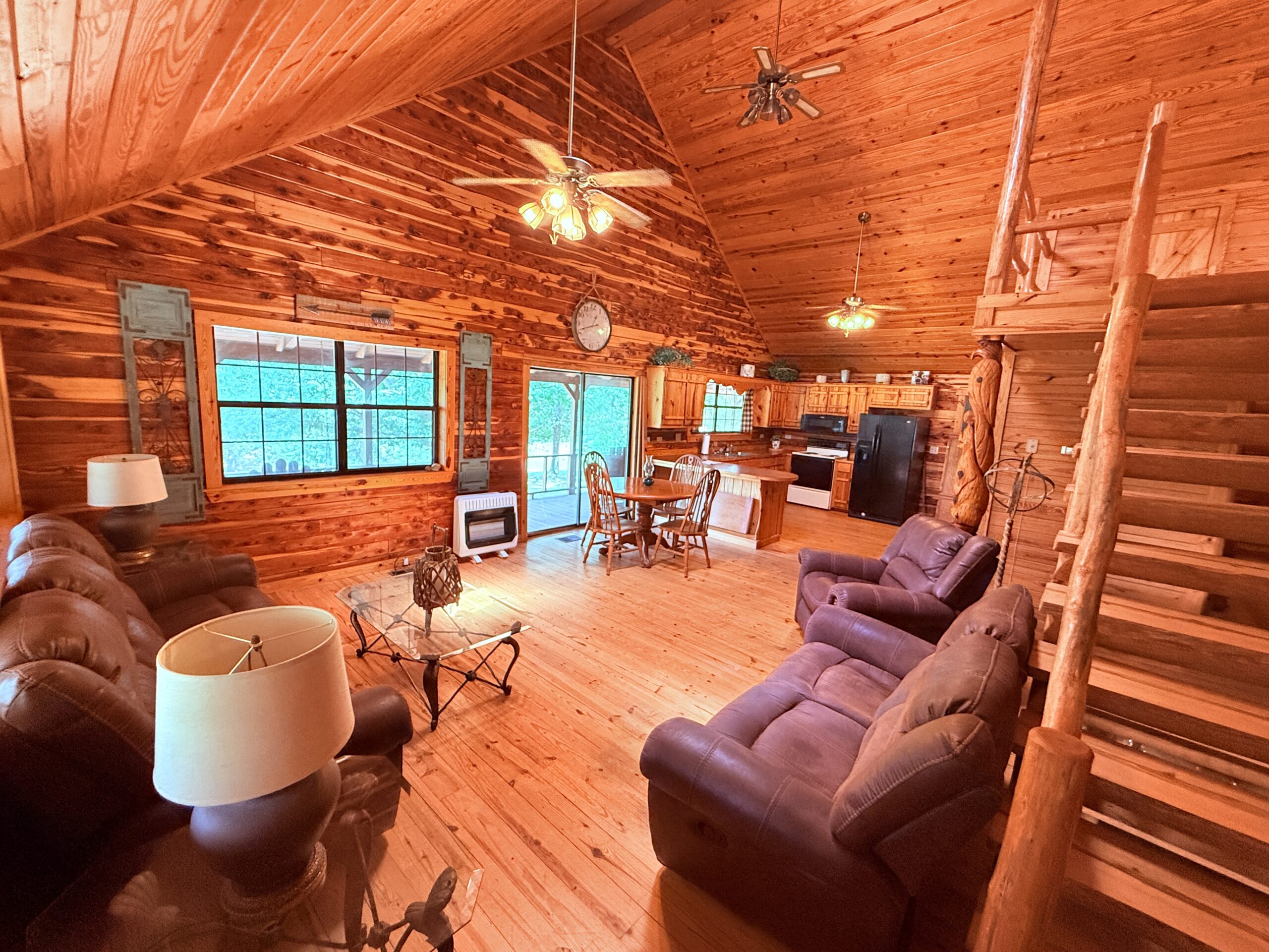 LOG HOME AND ACREAGE FOR SALE IN NORTH CENTRAL ARKANSAS