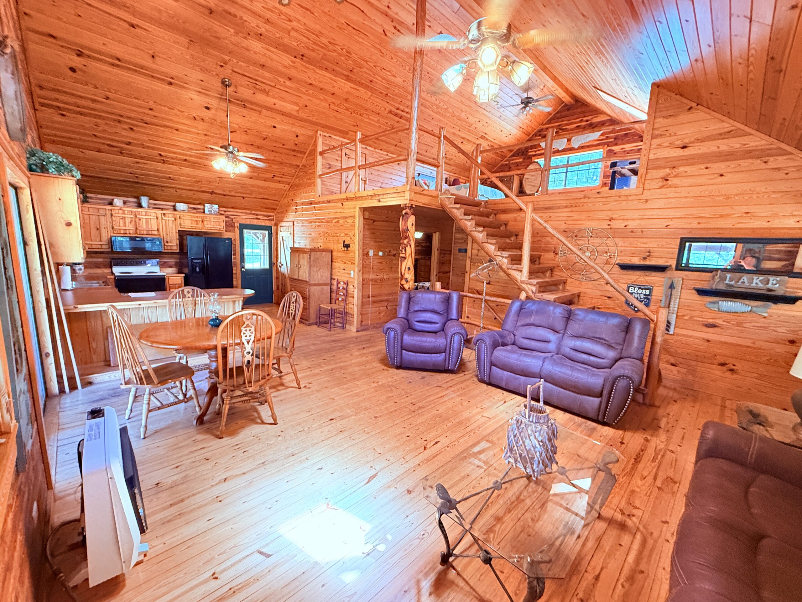 LOG HOME AND ACREAGE FOR SALE IN NORTH CENTRAL ARKANSAS