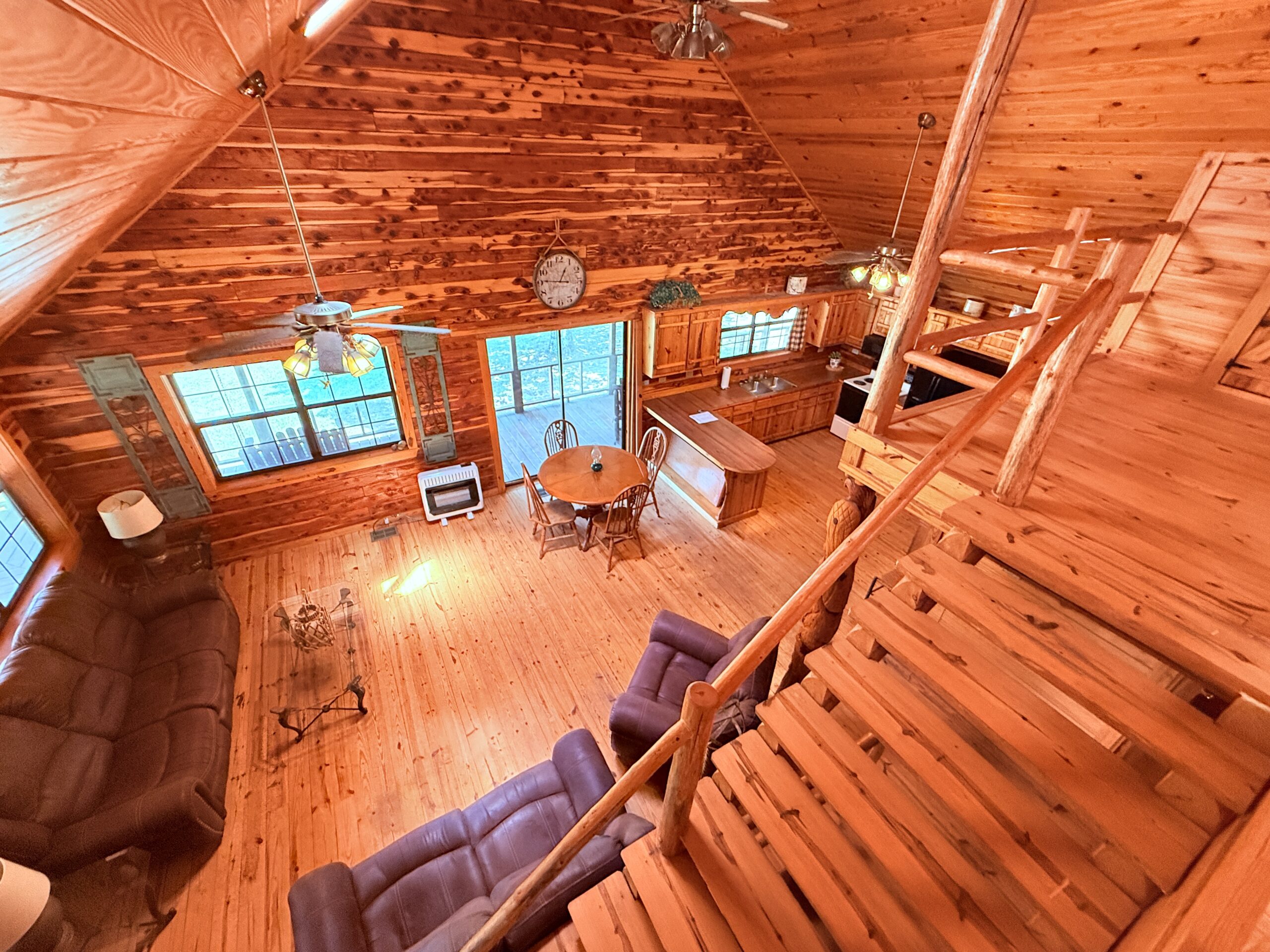 LOG HOME AND ACREAGE FOR SALE IN NORTH CENTRAL ARKANSAS