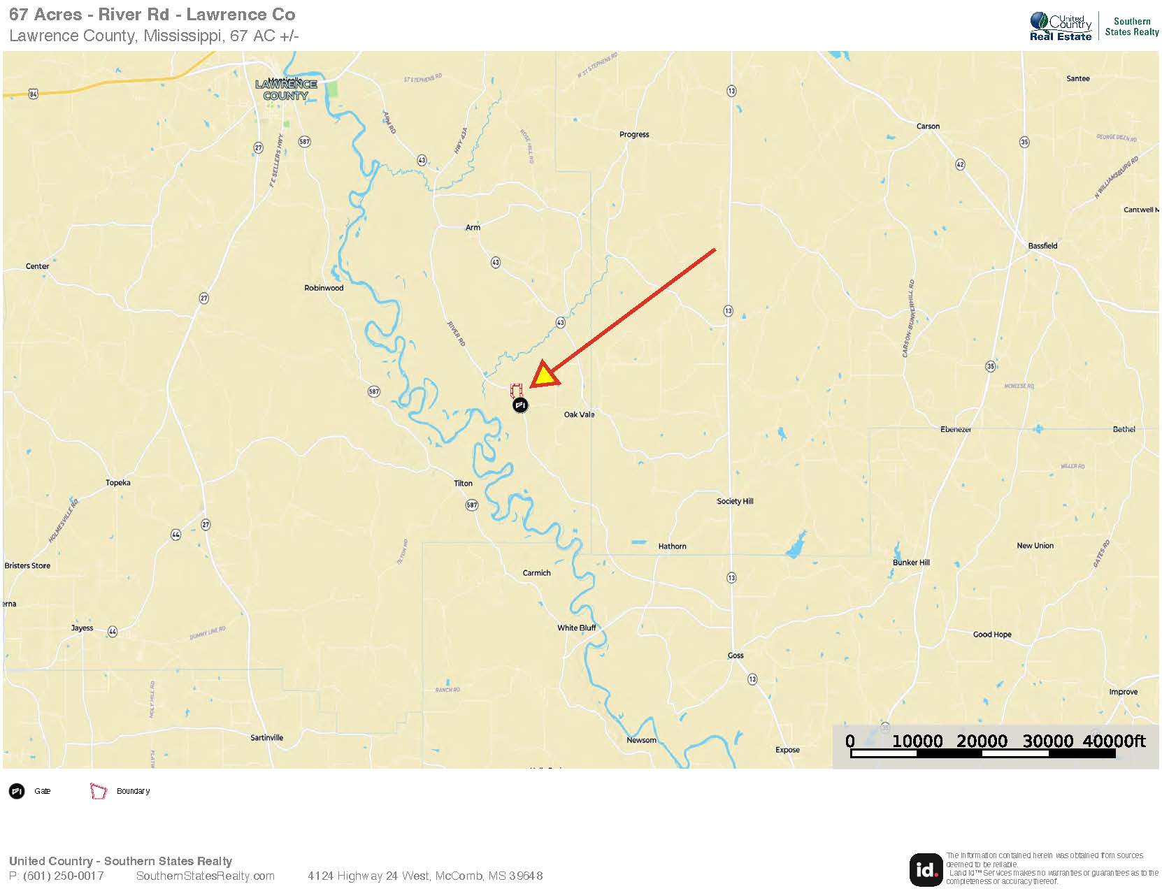 67 Acres For Sale Lawrence County MS