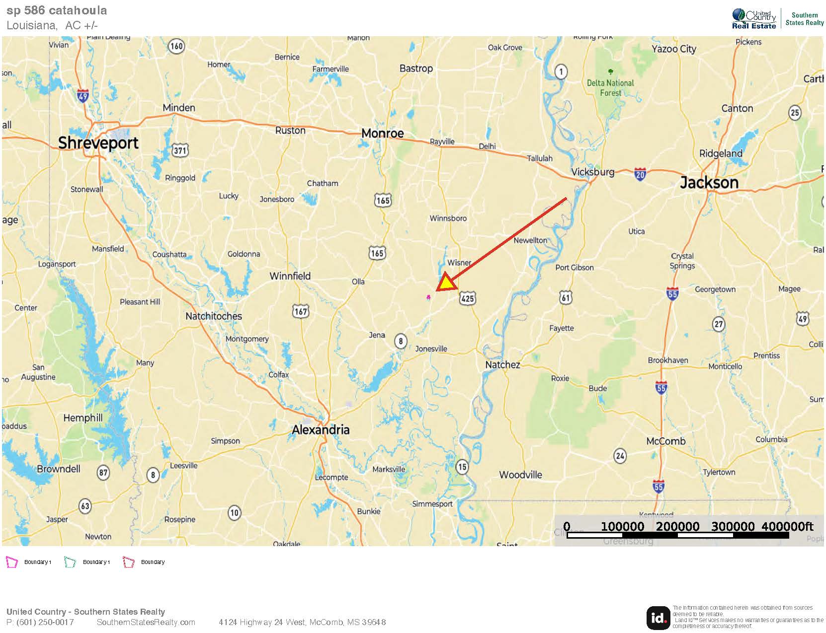Catahoula 295 Acres – Enterprise, LA Hunting Land