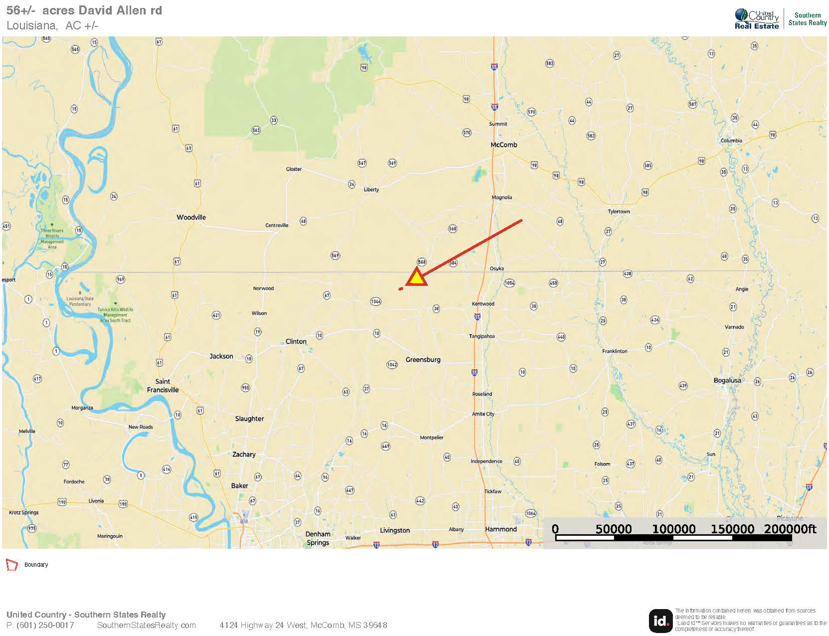 Land for Sale in St. Helena Parish, Louisiana