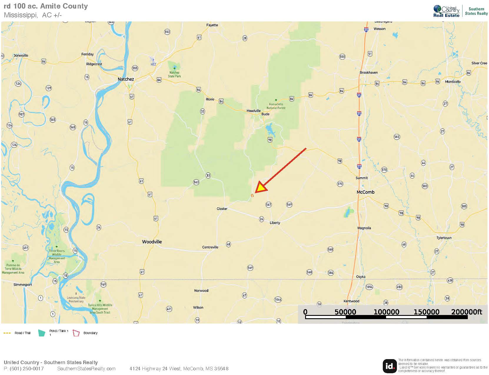 Land for Sale in Amite County, MS