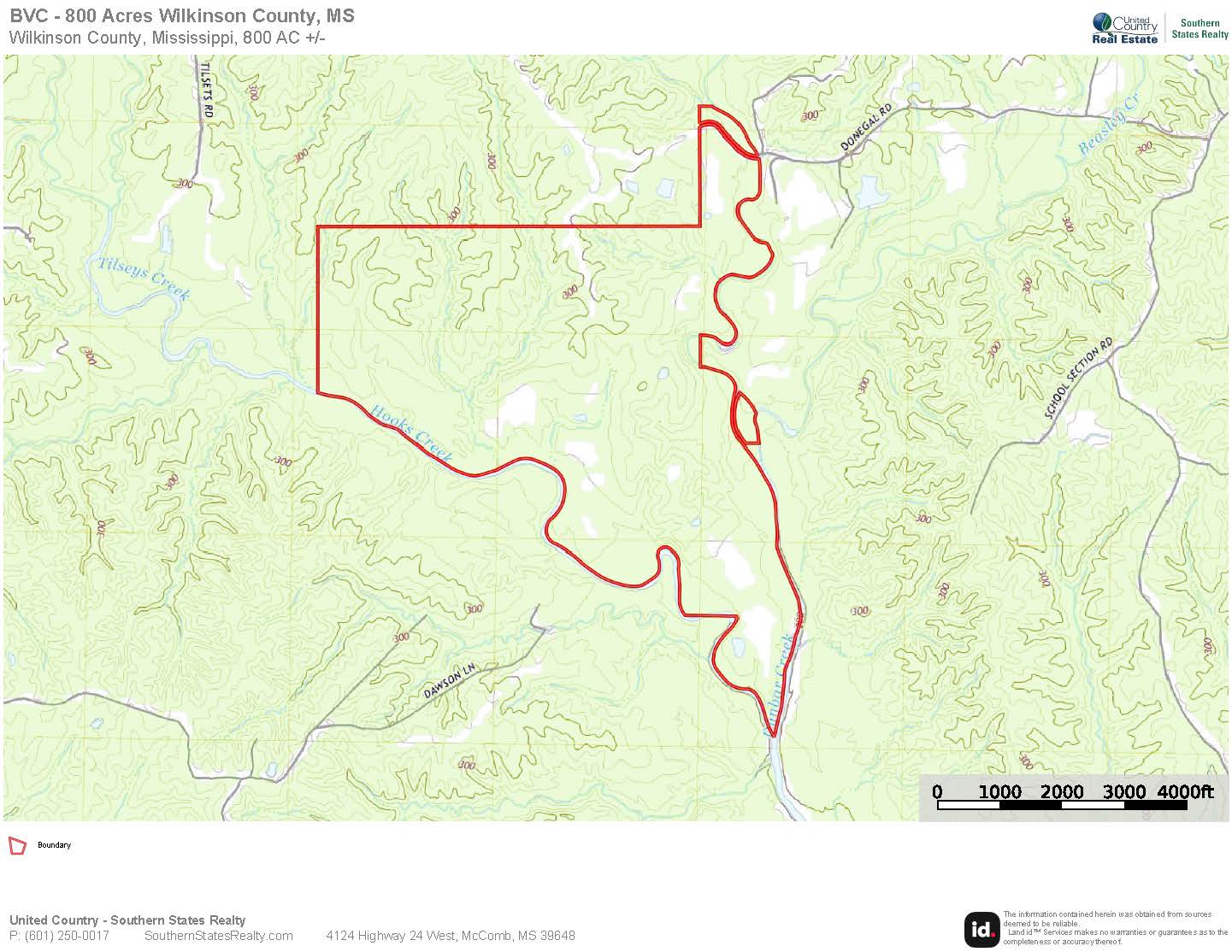 Lonely Live Oak – 800 Acres Hunting Timberland SW MS