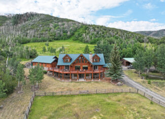 Luxury Log Home on Multiple Parcels For Sale on the Western Slope of Colorado