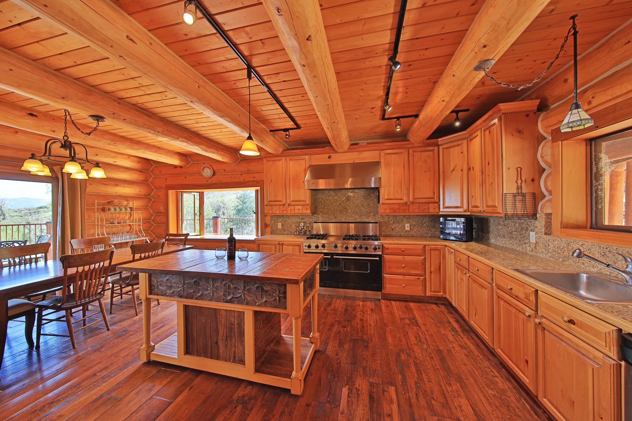 Luxury Log Home on Multiple Parcels For Sale on the Western Slope of Colorado