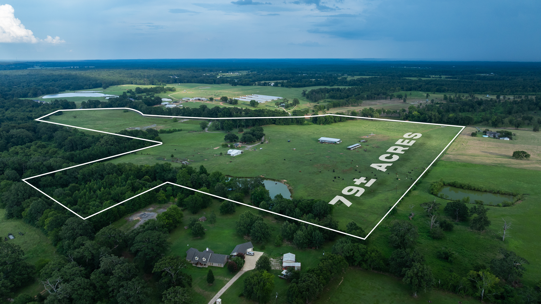 East Texas Ranch Property with Hunting & Fishing Carthage TX