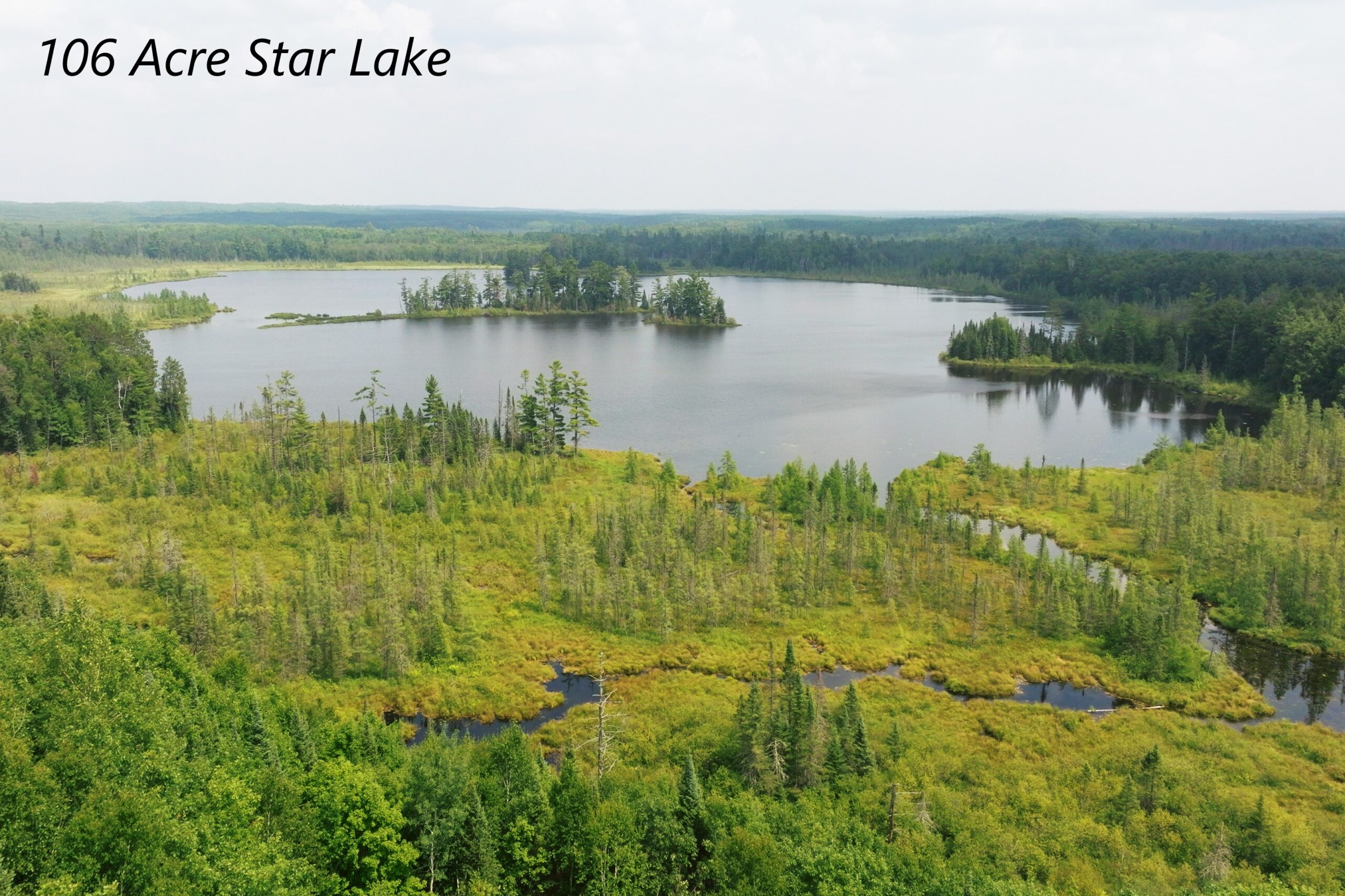 Lakefront Acreage With Cabin For Sale in Northern Wisconsin
