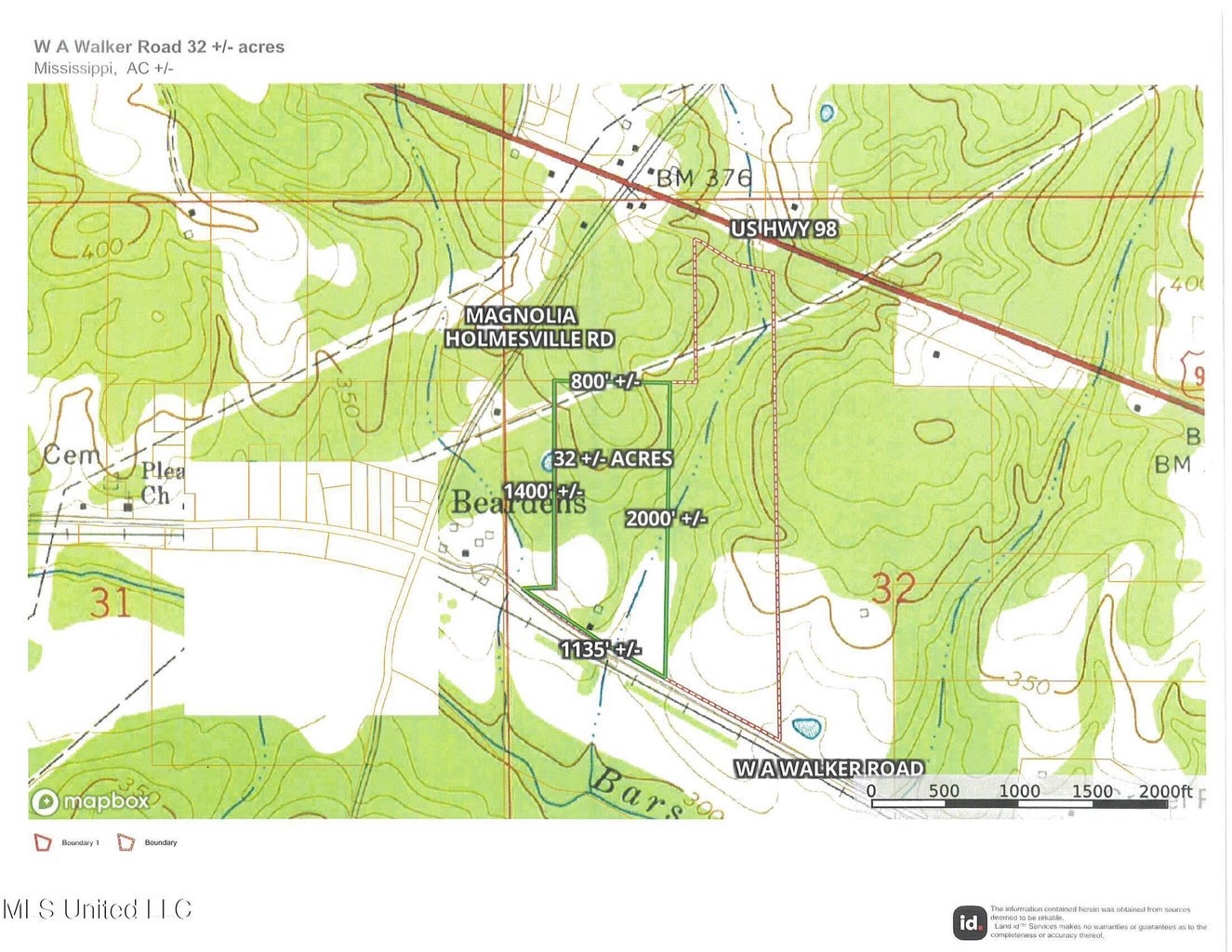32 +/- Acres Near McComb, MS – Hunting, Timber, Homesite