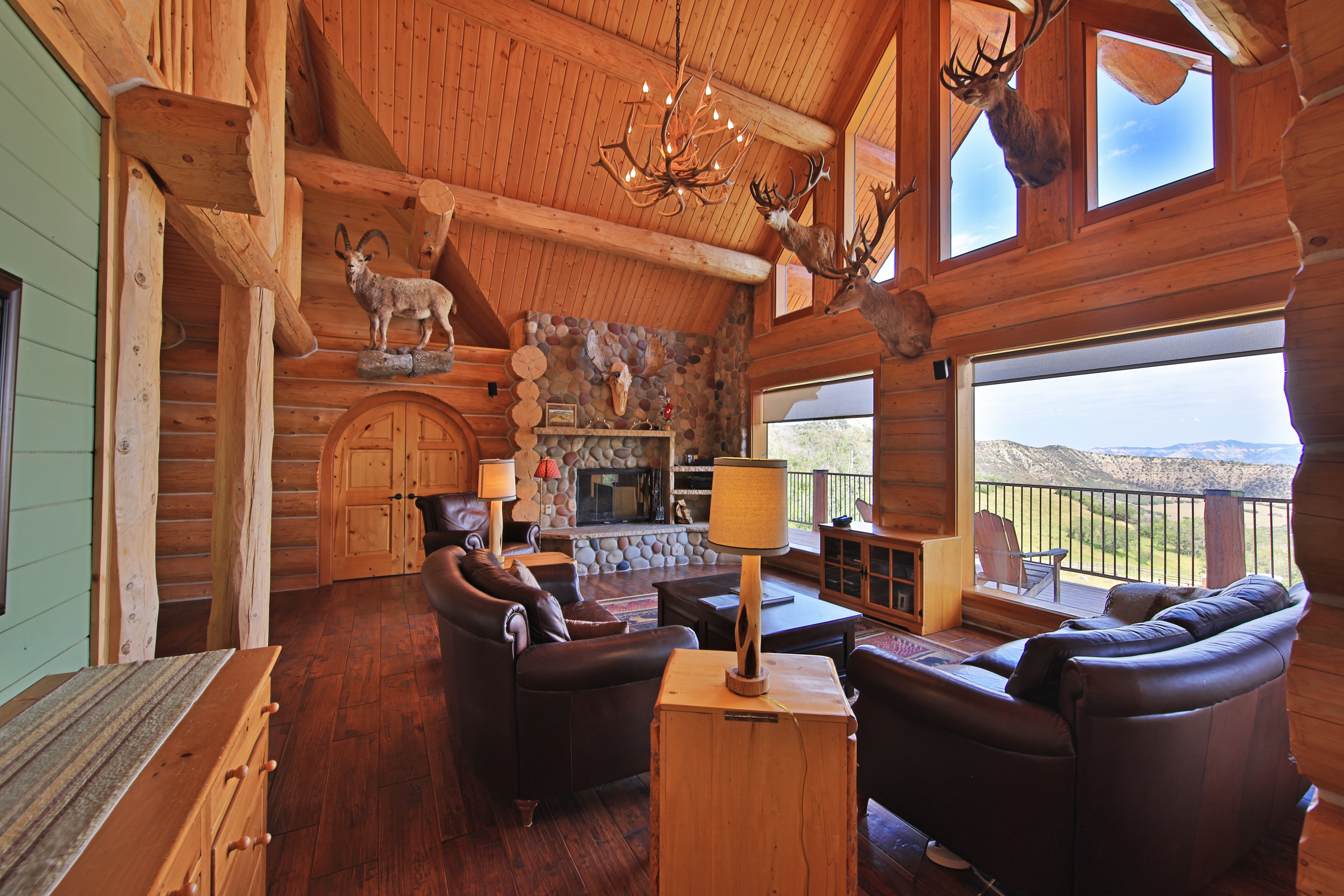 Luxury Log Home on Multiple Parcels For Sale on the Western Slope of Colorado
