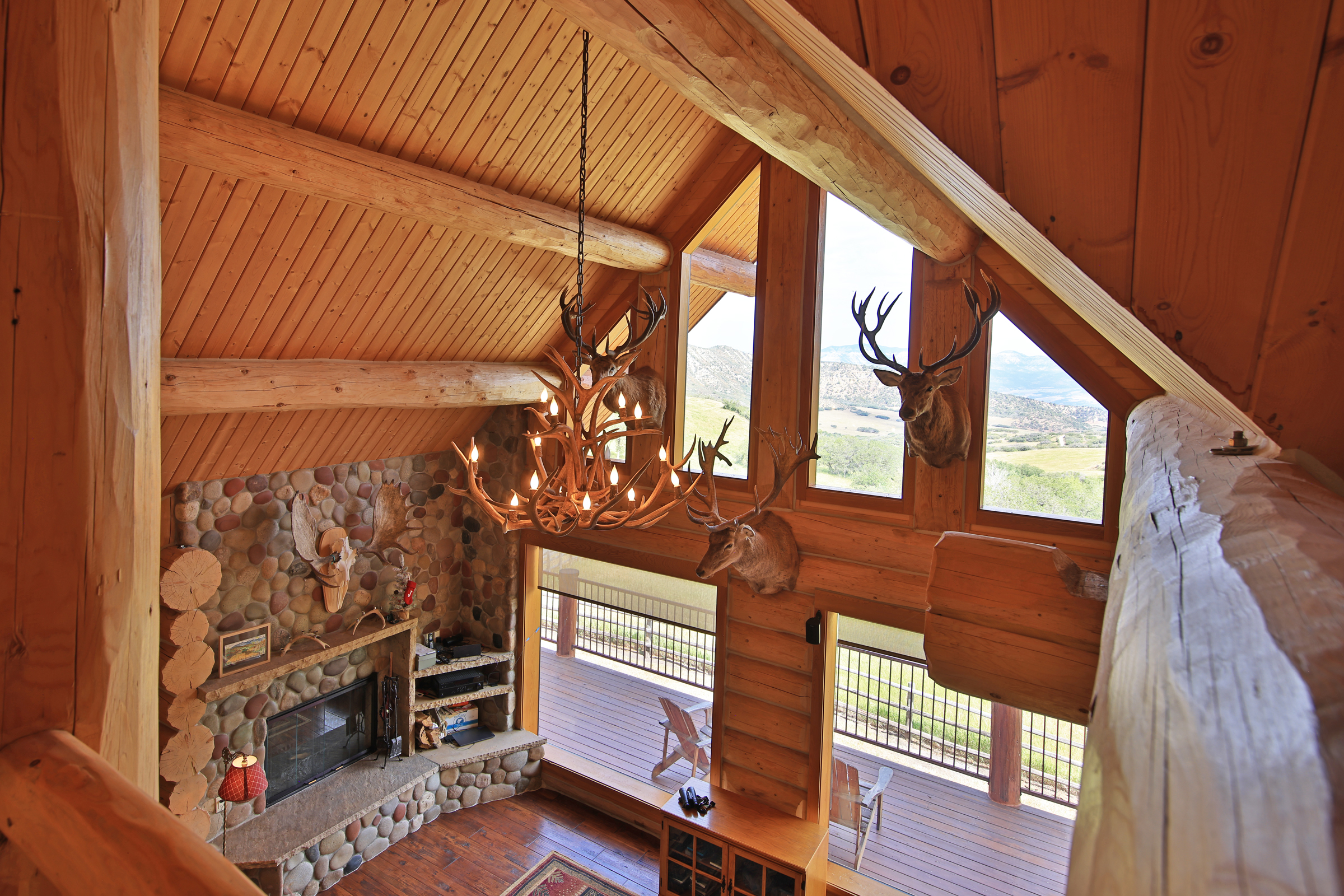 Luxury Log Home on Multiple Parcels For Sale on the Western Slope of Colorado