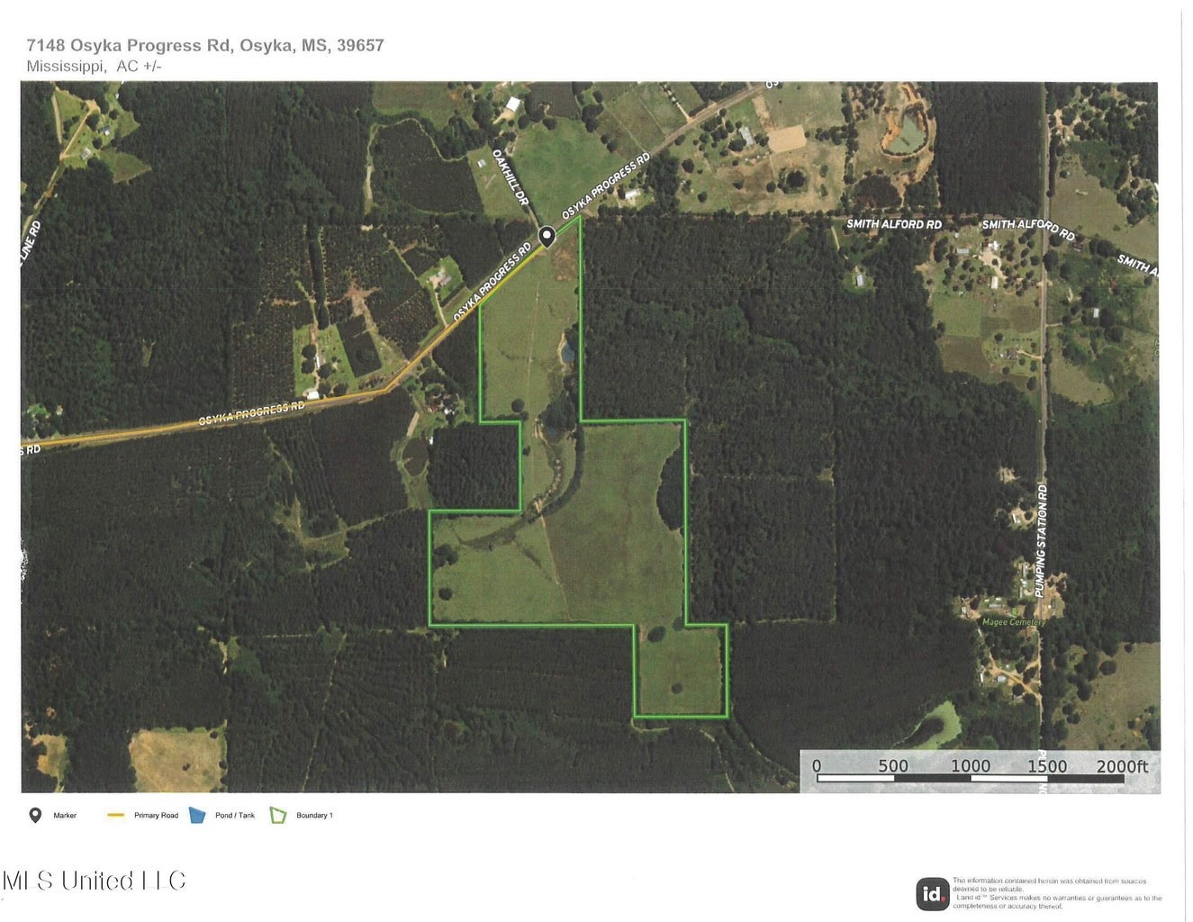 Mississippi Land for Sale Near Osyka MS & LA State Line