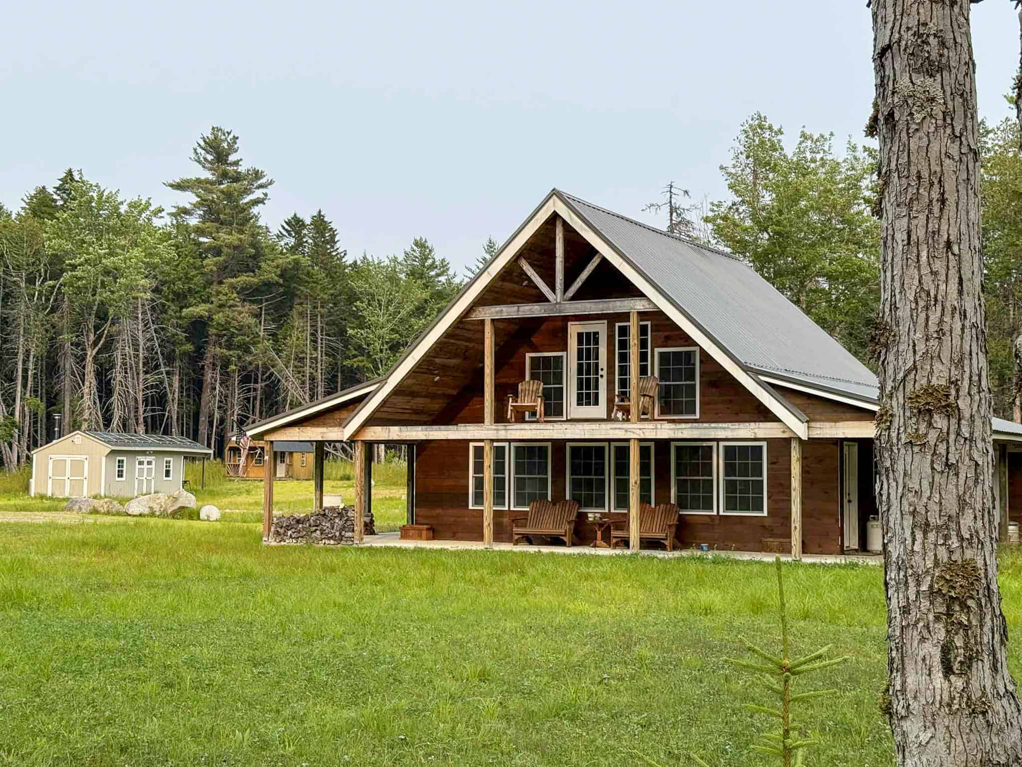 Nicely Built Chalet Style Home – Wesley, Maine