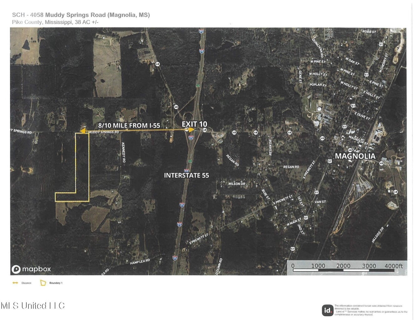 38 acres in Mississippi Near Louisiana State Line