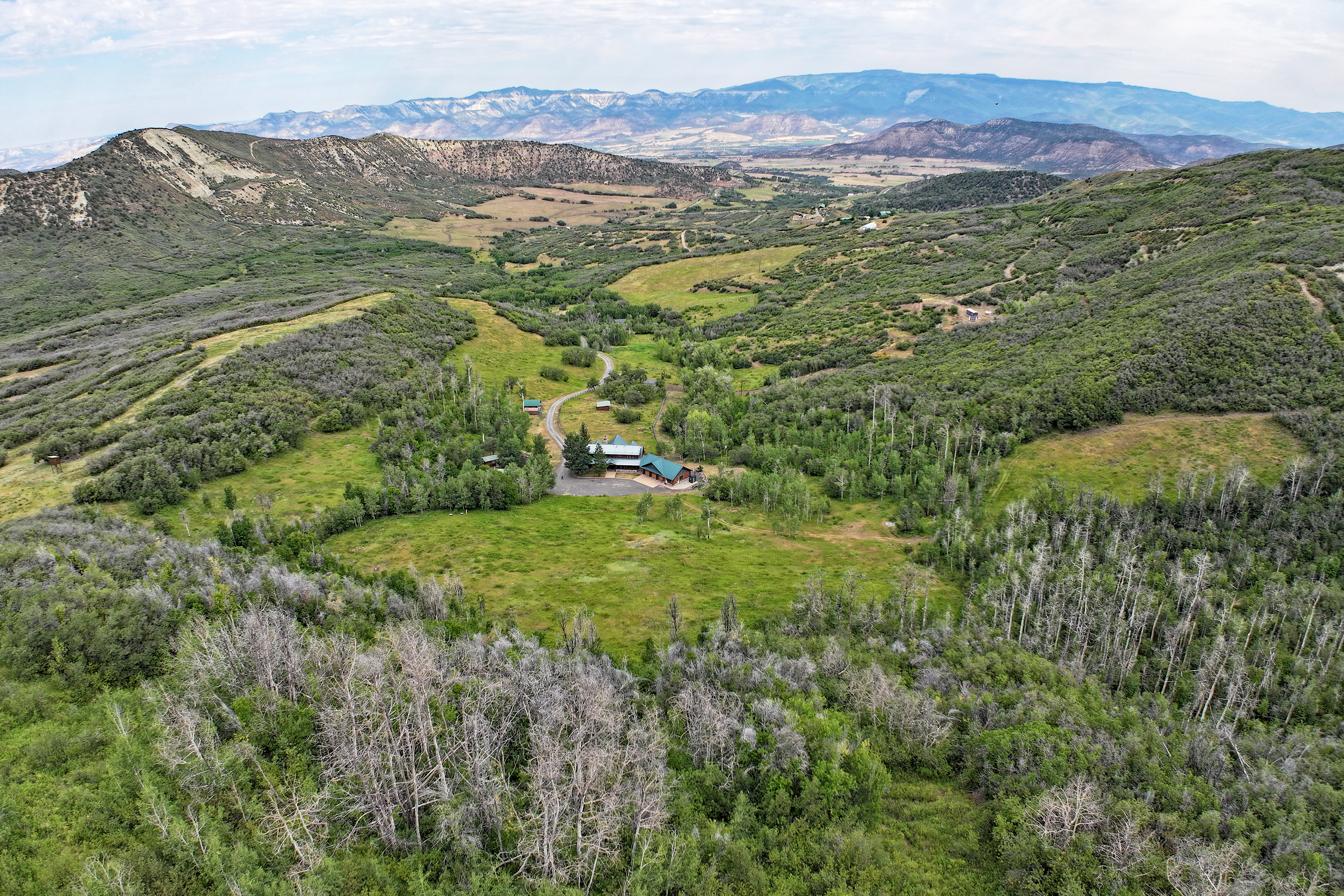 Luxury Log Home on Multiple Parcels For Sale on the Western Slope of Colorado