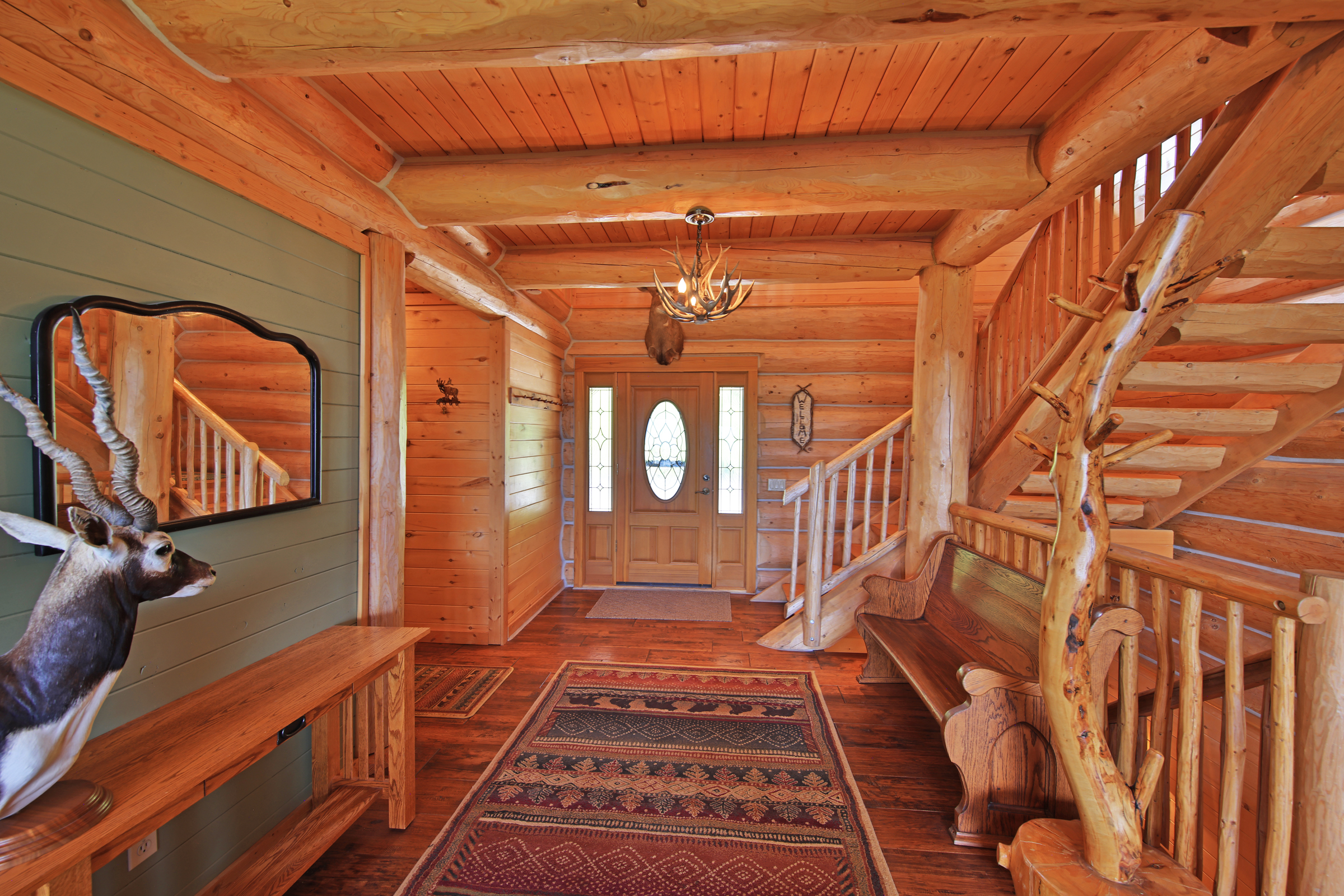 Luxury Log Home on Multiple Parcels For Sale on the Western Slope of Colorado