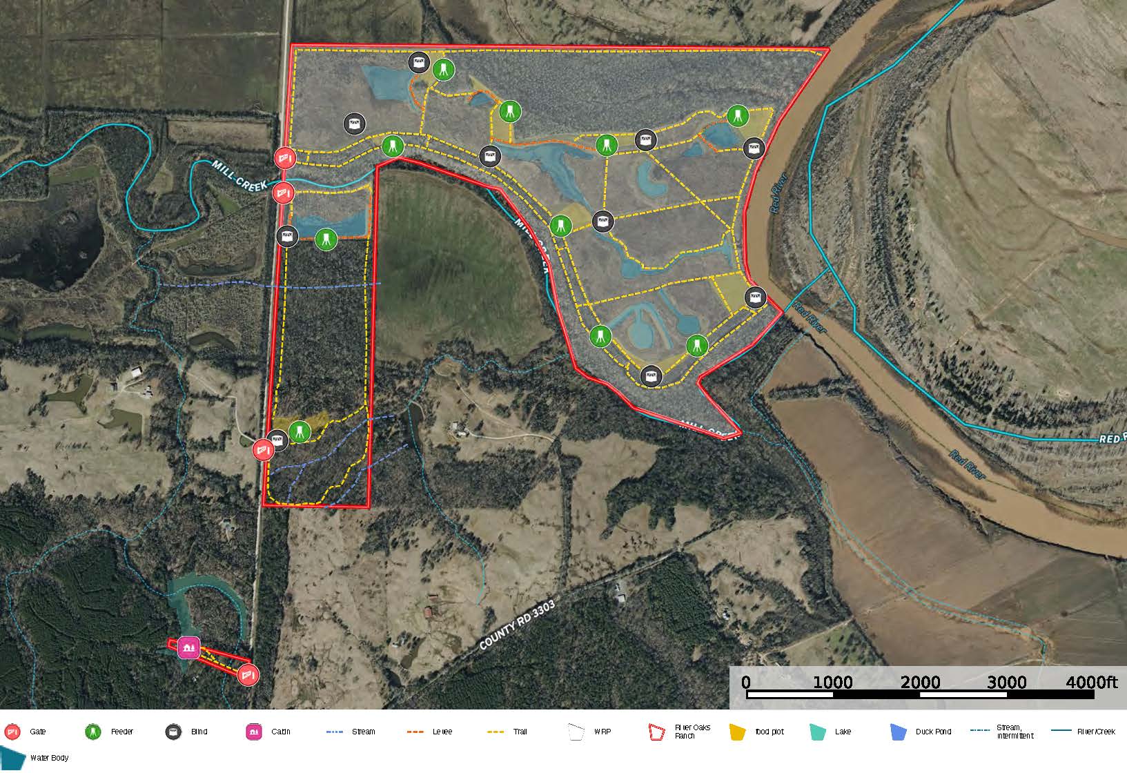 Premier Dekalb Texas Hunting Property with Red River Frontage