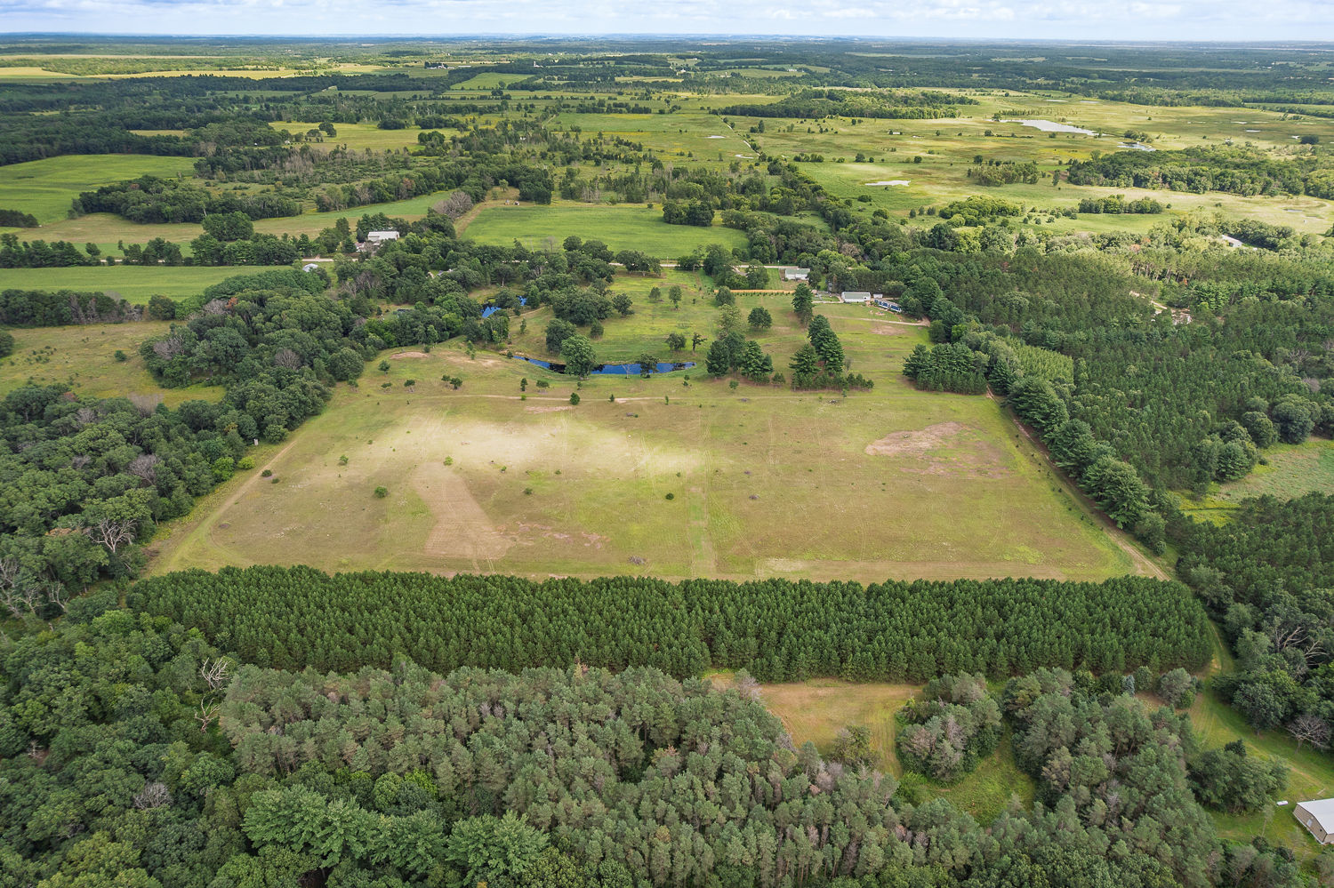 48.7+/- Acres Featuring a 2022 Single Wide Mobile Home Montello WI