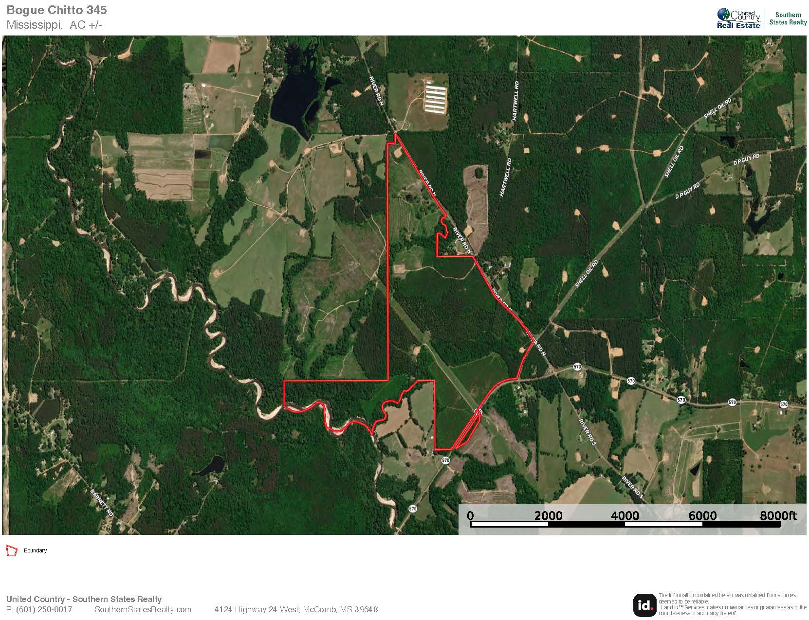 345+- Acres on Bogue Chitto River Summit MS