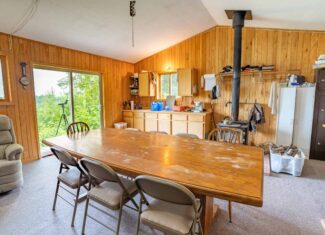 Lakefront Acreage With Cabin For Sale in Northern Wisconsin