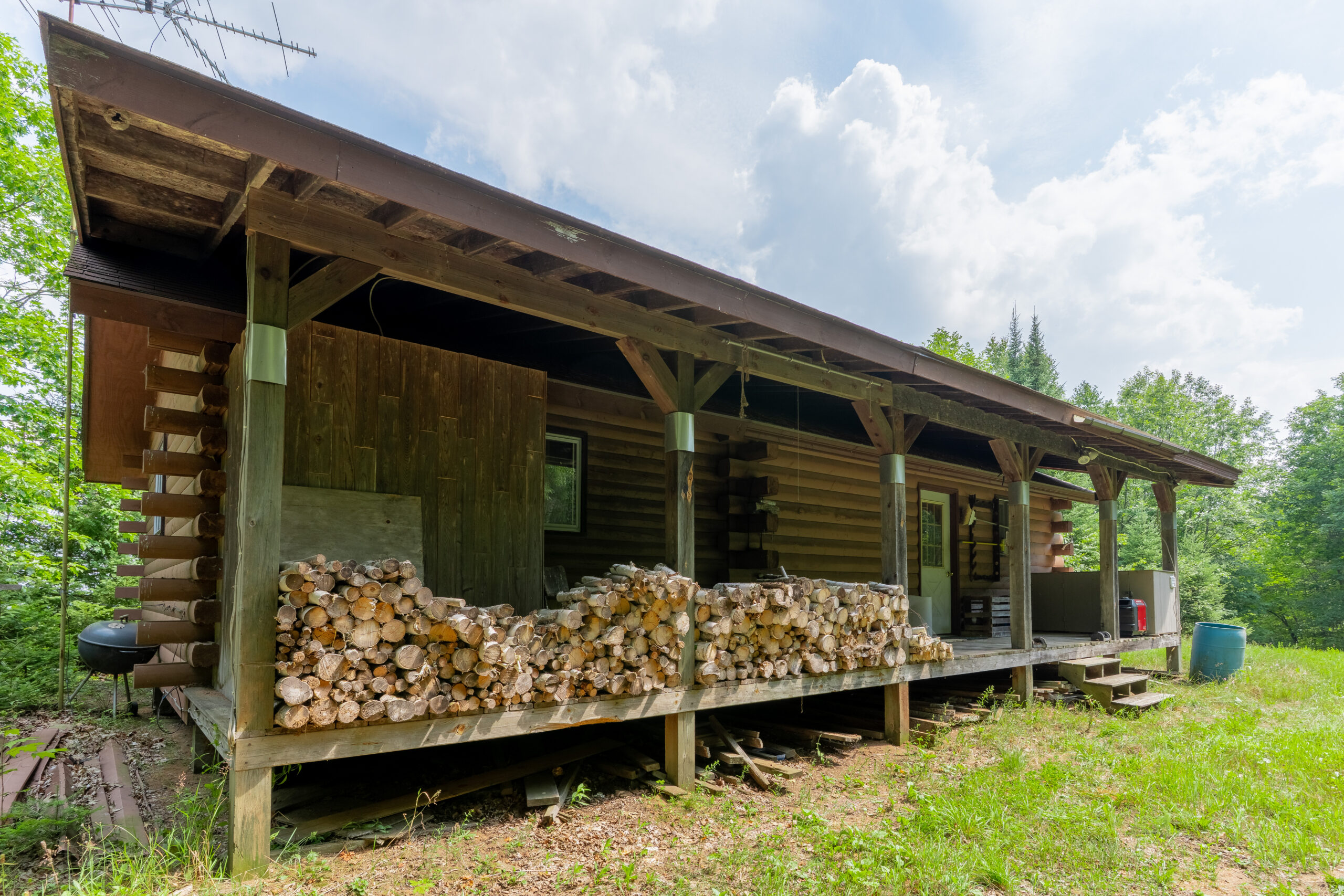 Lakefront Acreage With Cabin For Sale in Northern Wisconsin