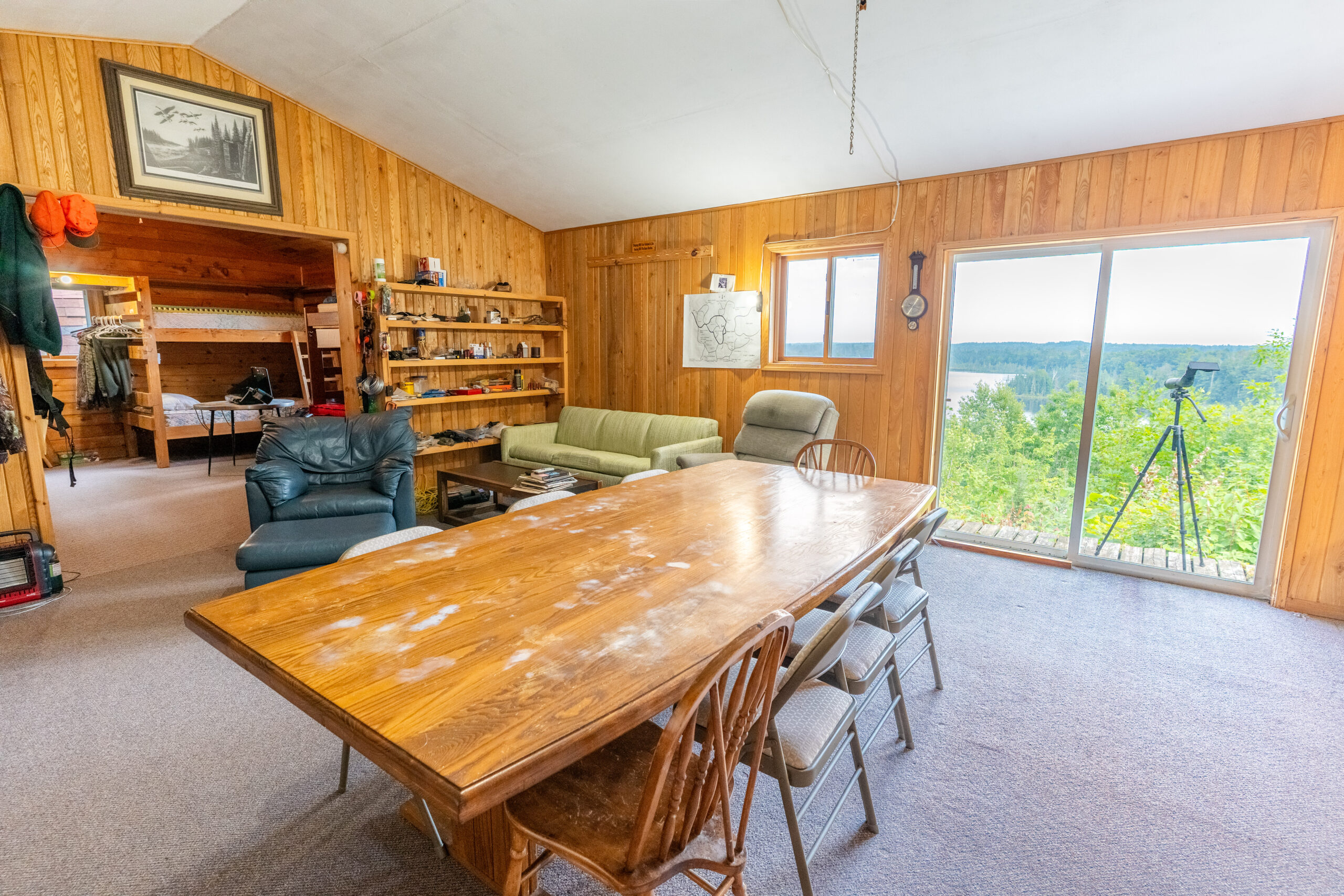 Lakefront Acreage With Cabin For Sale in Northern Wisconsin