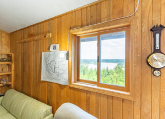 Lakefront Acreage With Cabin For Sale in Northern Wisconsin