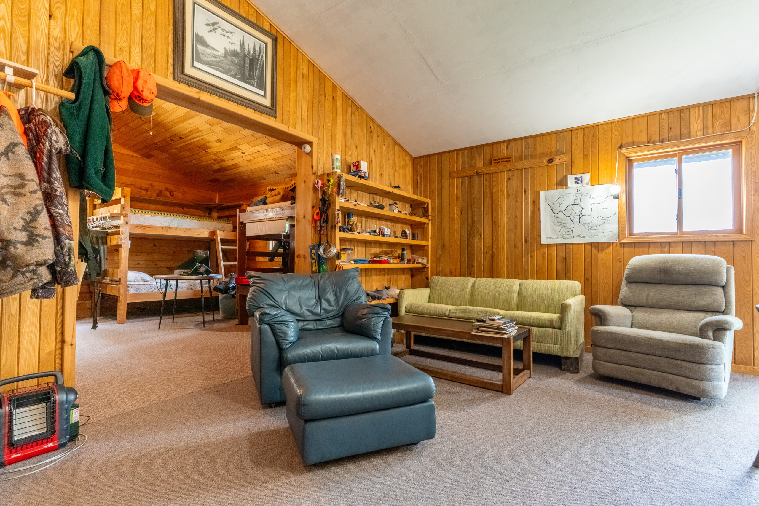Lakefront Acreage With Cabin For Sale in Northern Wisconsin