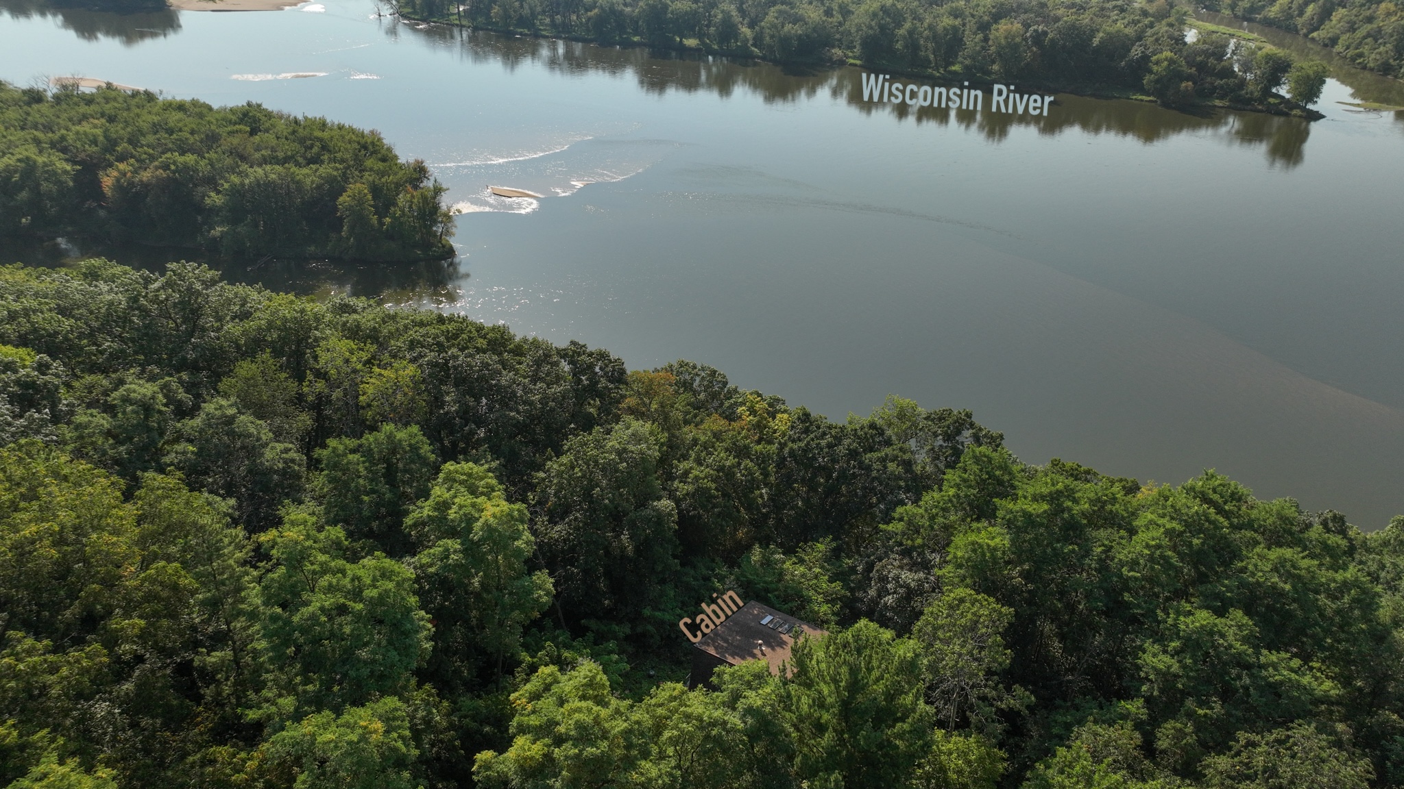 Wisconsin River Cabin for Sale in Richland County, WI – Bordering Public Hunting Land
