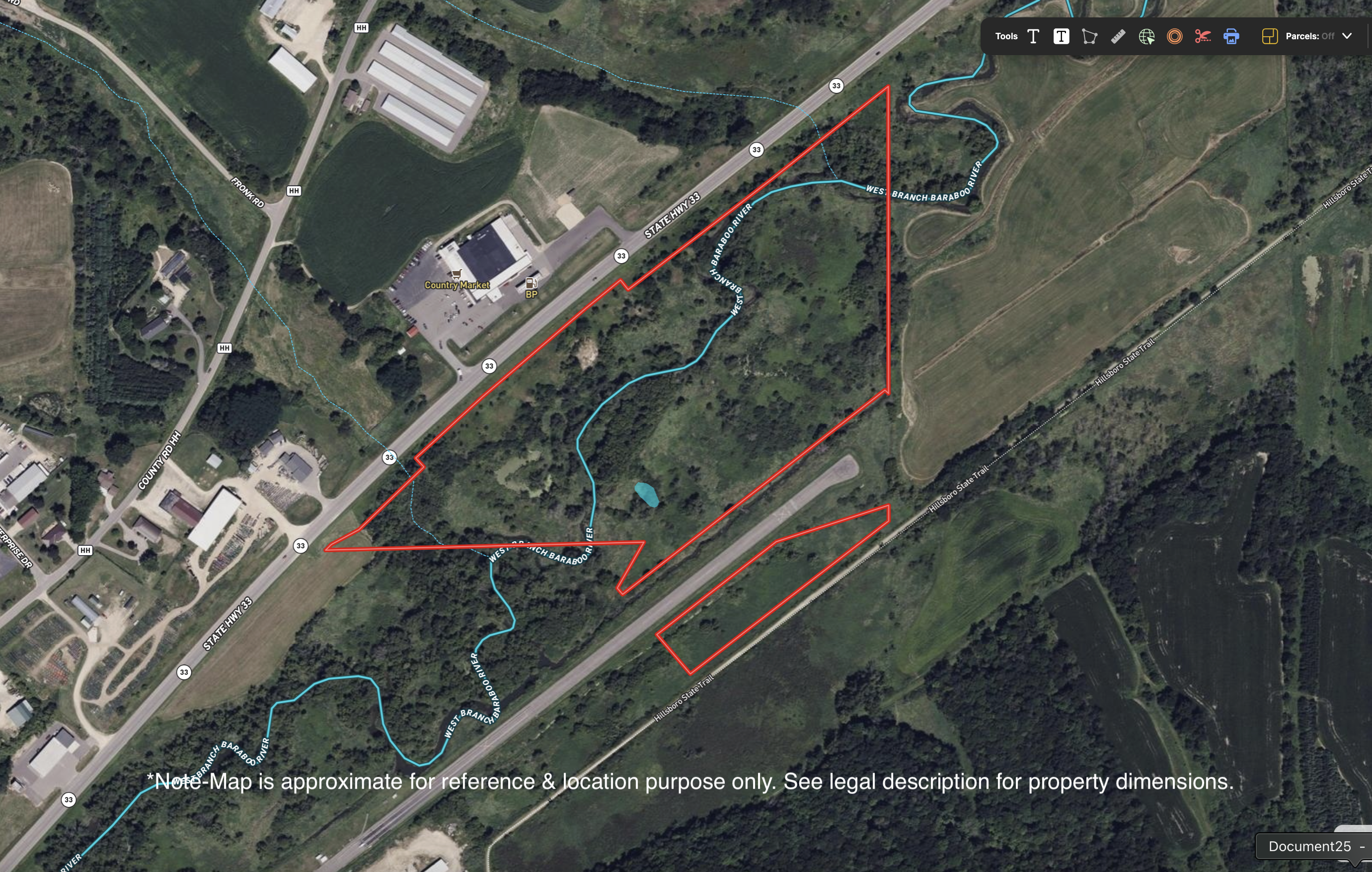 Recreational Land for Sale with Trout Stream in Southwest Wisconsin