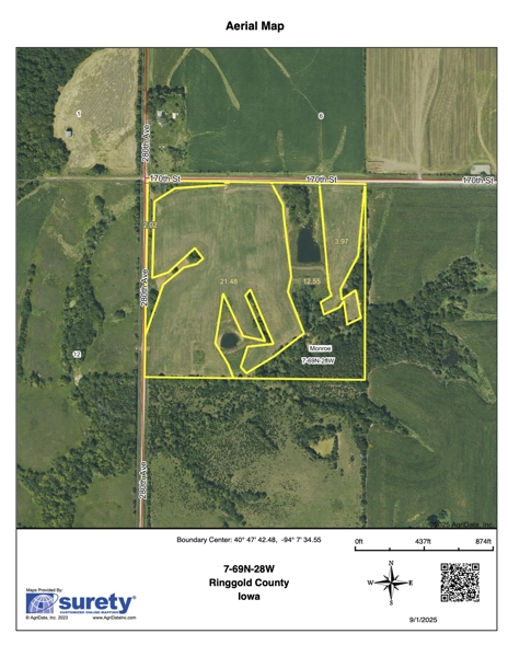 Hunter’s Paradise – 40 Acres…Row Crop, Timber, Building Potential