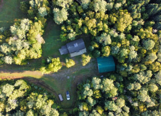 145 Acres with Timber Frame Cabin & Barn in Masardis, Maine