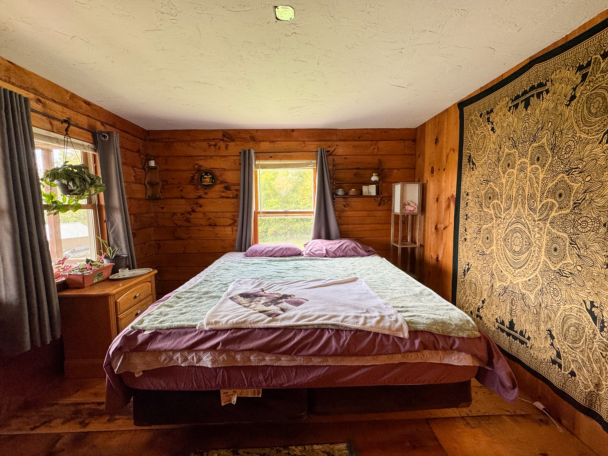 Off-Grid Log Home on 33.4 Acres