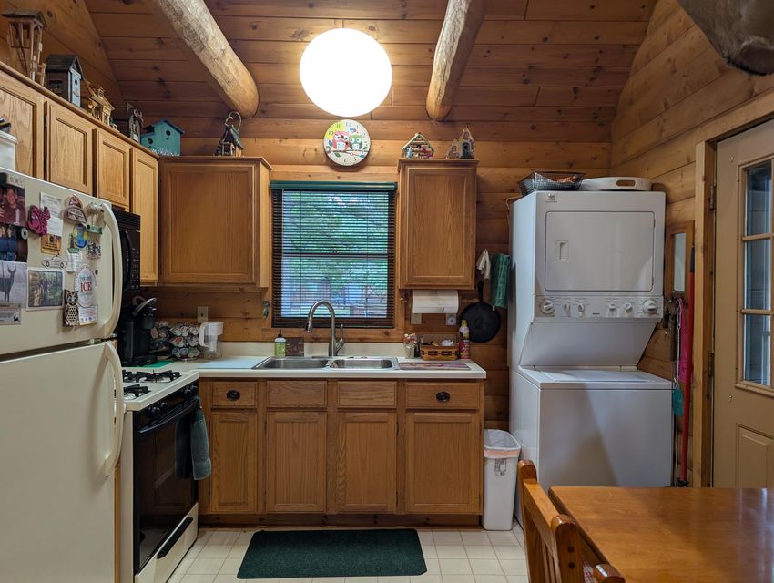 Half-Log Cabin with Loft on Canada Creek Ranch, Atlanta MI
