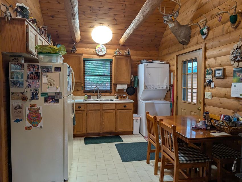 Half-Log Cabin with Loft on Canada Creek Ranch, Atlanta MI