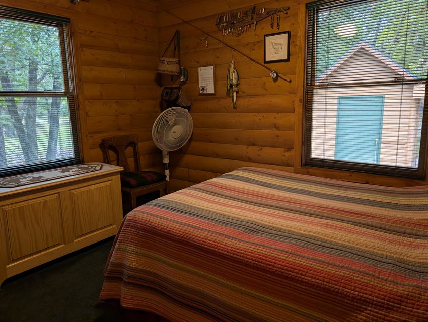Half-Log Cabin with Loft on Canada Creek Ranch, Atlanta MI